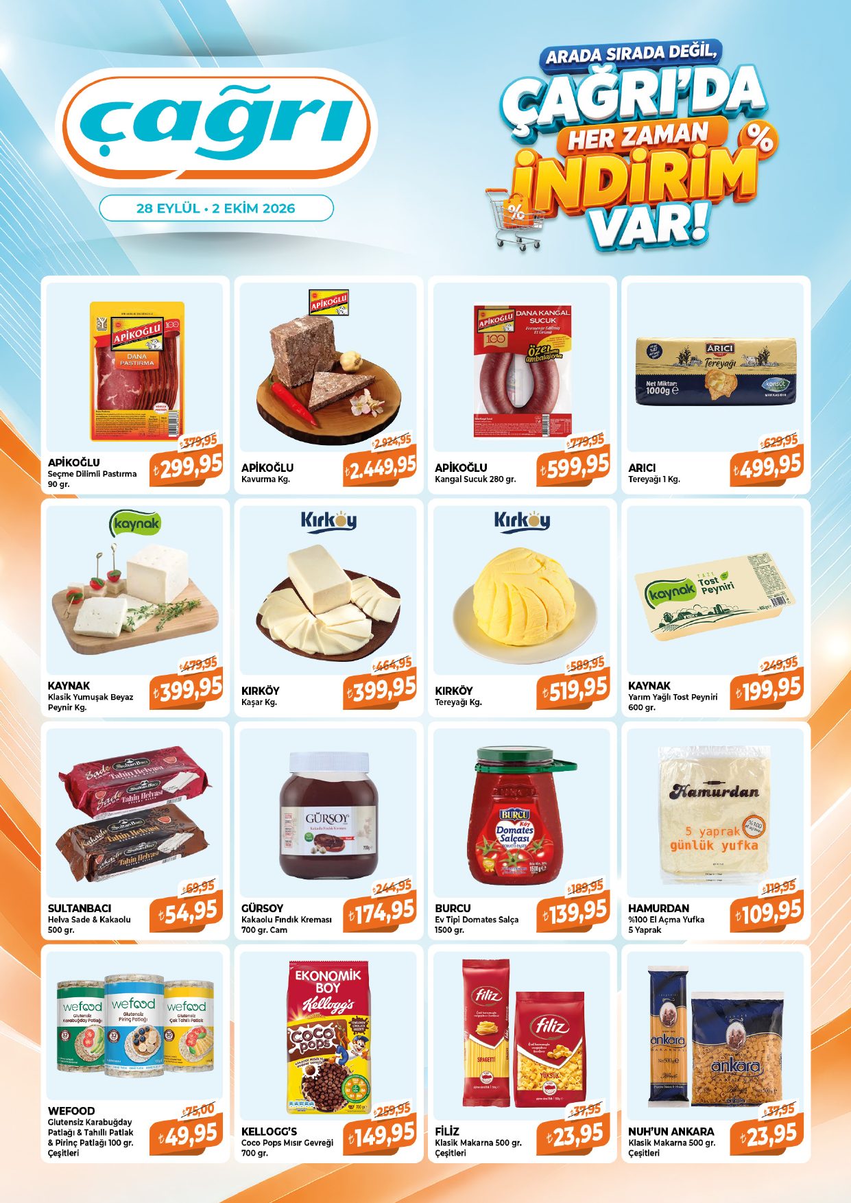 Çağrı Market Broşürü 28 Eylül - 2 Ekim-Çağrı'da Hep İndirim Var! — sayfa 2