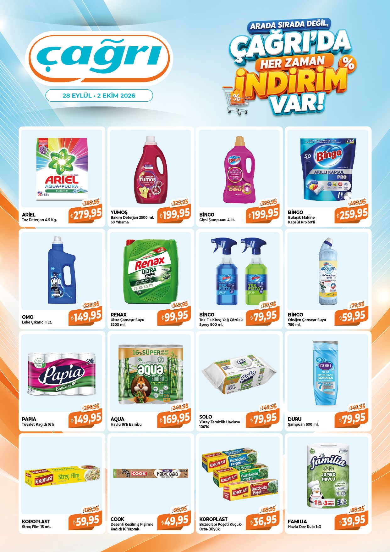 Çağrı Market Broşürü 28 Eylül - 2 Ekim-Çağrı'da Hep İndirim Var! — sayfa 4