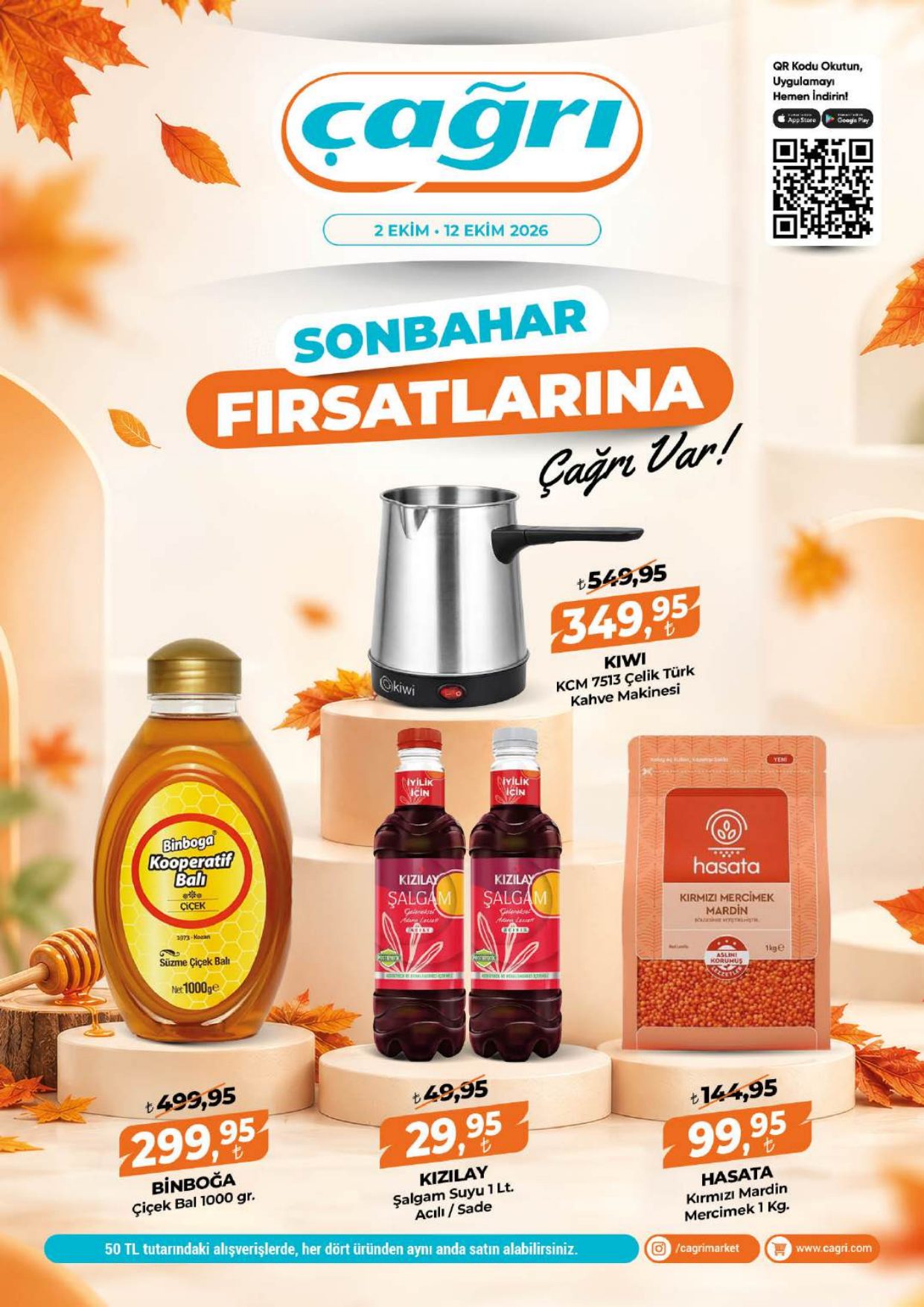 Çağrı Market Broşürü 2-12 Ekim — sayfa 1
