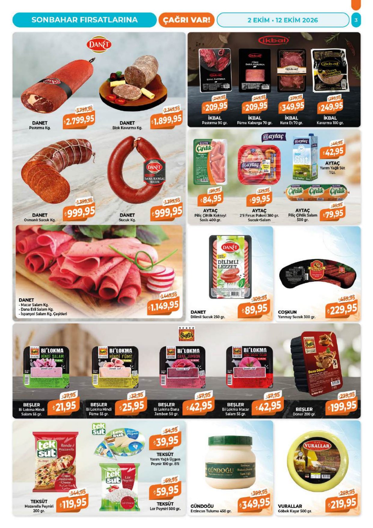 Çağrı Market Broşürü 2-12 Ekim — sayfa 3