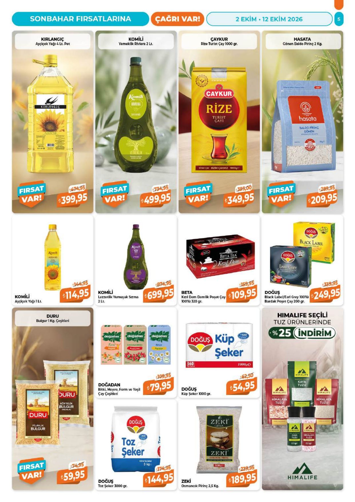 Çağrı Market Broşürü 2-12 Ekim — sayfa 5