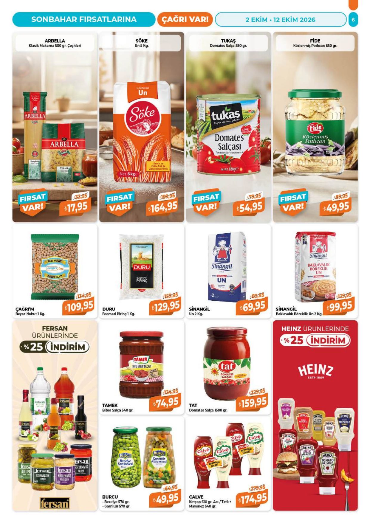 Çağrı Market Broşürü 2-12 Ekim — sayfa 6