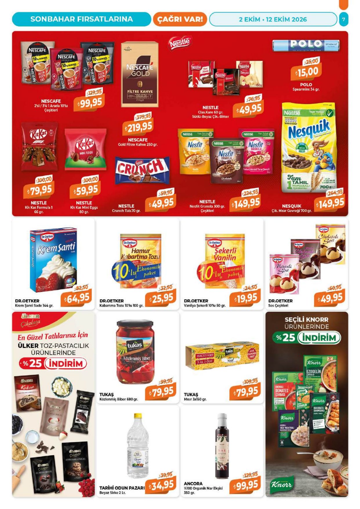 Çağrı Market Broşürü 2-12 Ekim — sayfa 7