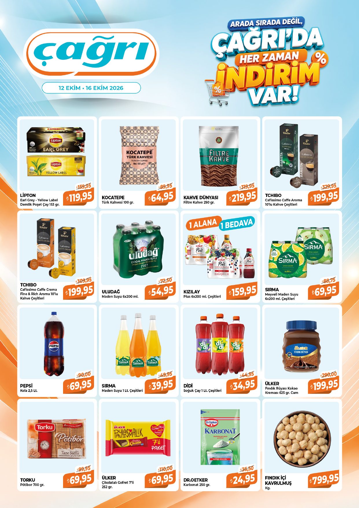 Çağrı Market Broşürü 12-16 Ekim-Çağrı'da Her Zaman İndirim Var! — sayfa 2