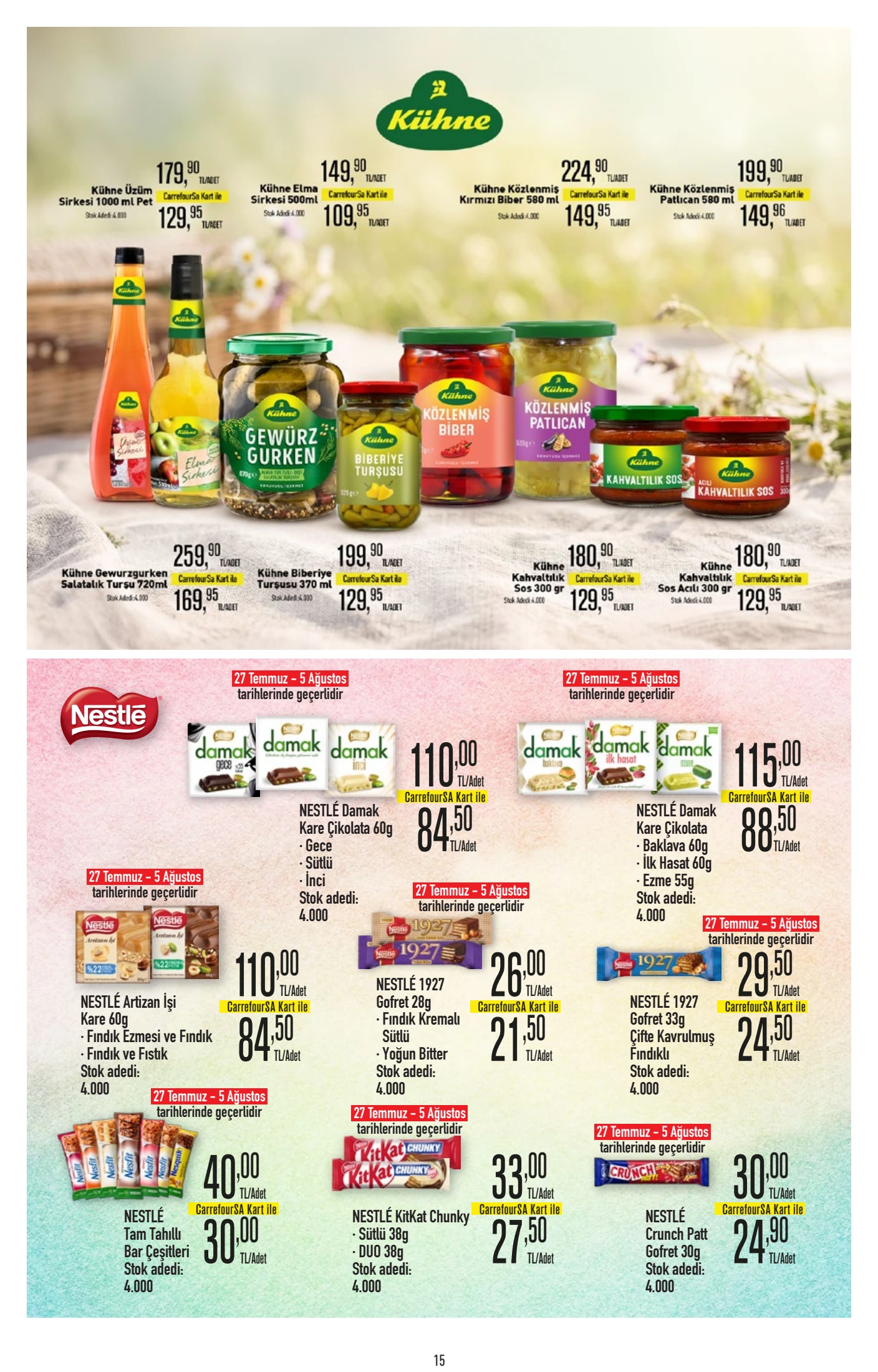 CarrefourSA Broşürü 23 Temmuz-5 Ağustos — sayfa 15