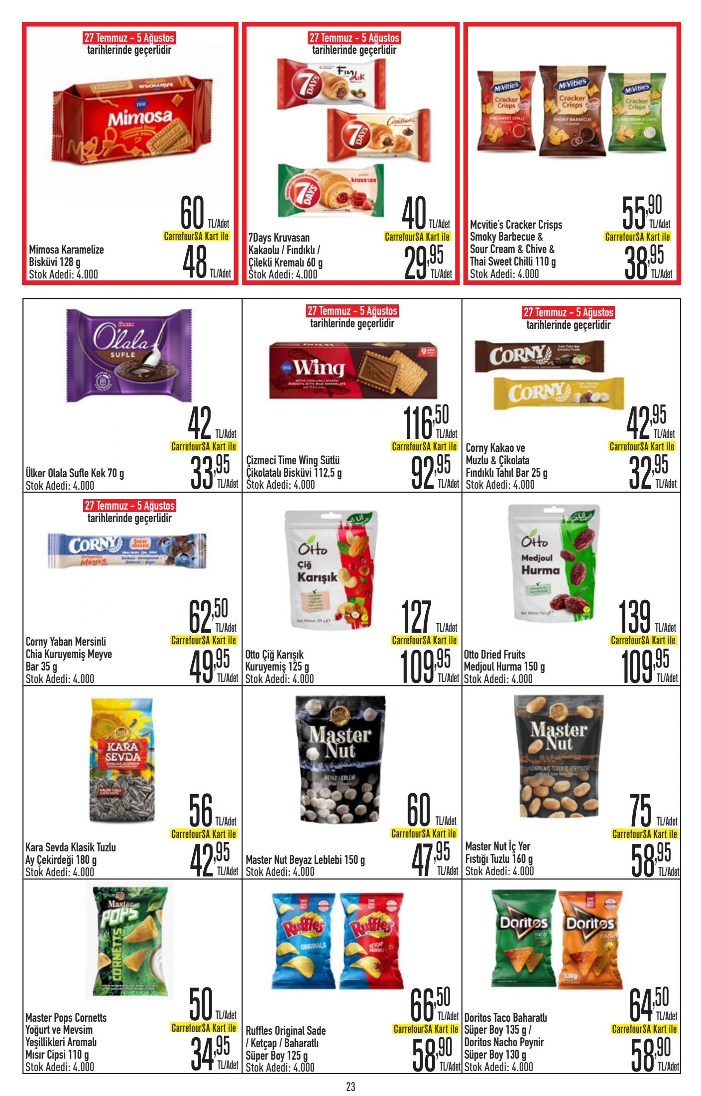 CarrefourSA Broşürü 23 Temmuz-5 Ağustos — sayfa 23