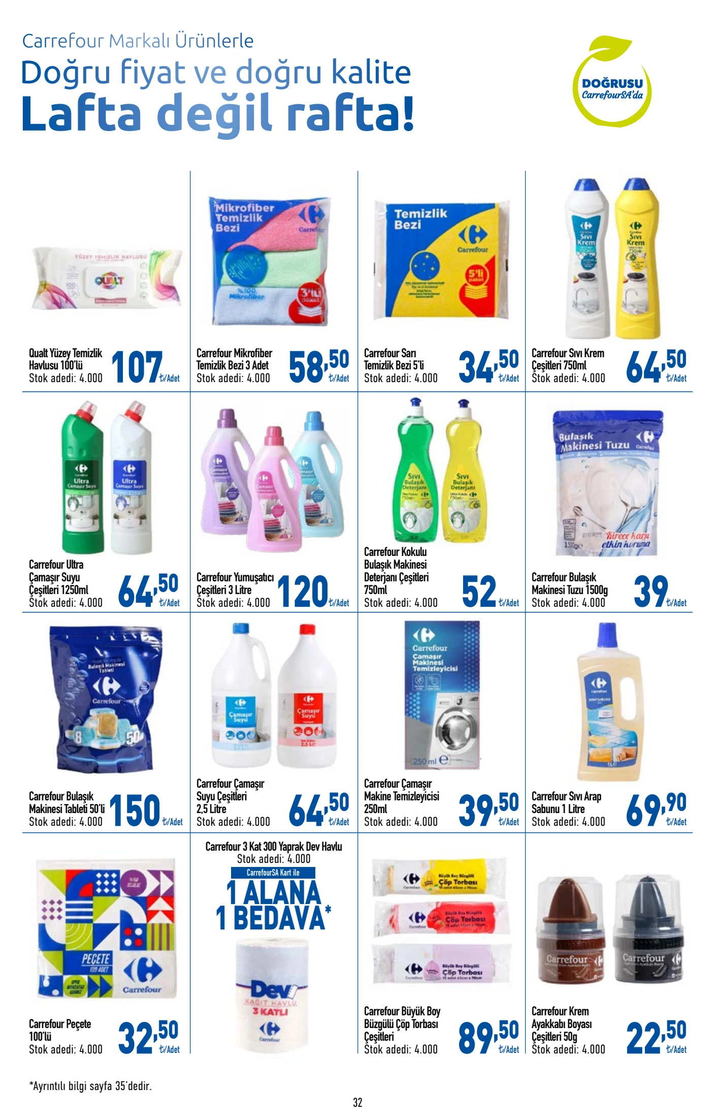 CarrefourSA Broşürü 23 Temmuz-5 Ağustos — sayfa 32