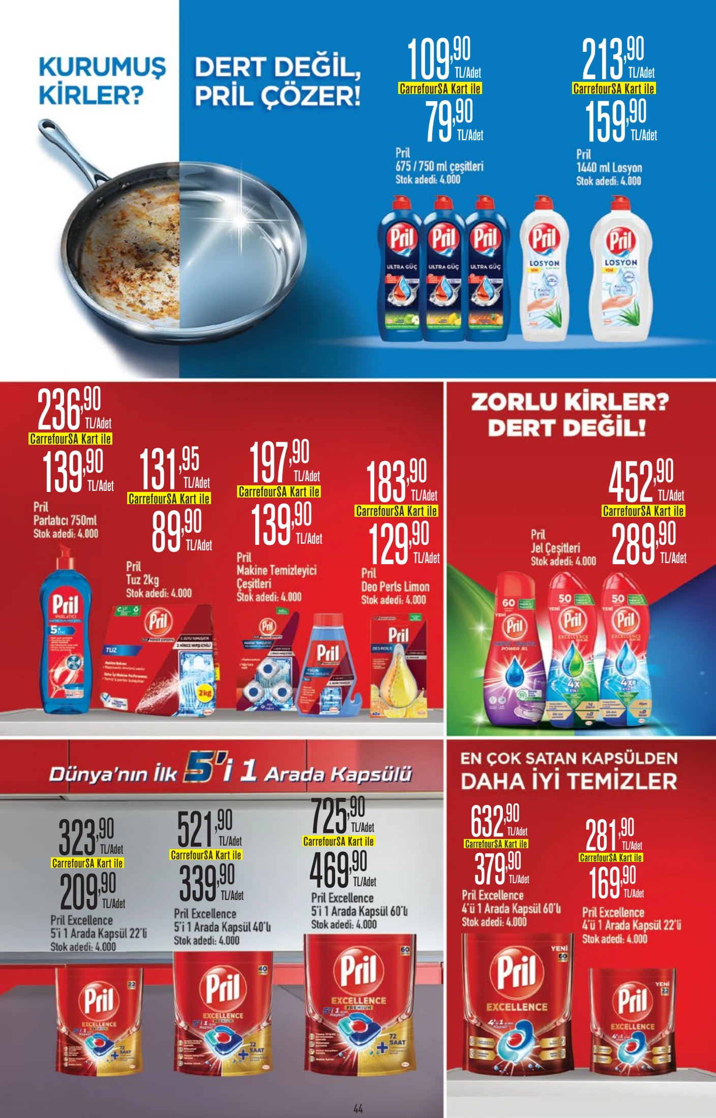 CarrefourSA Broşürü 23 Temmuz-5 Ağustos — sayfa 44