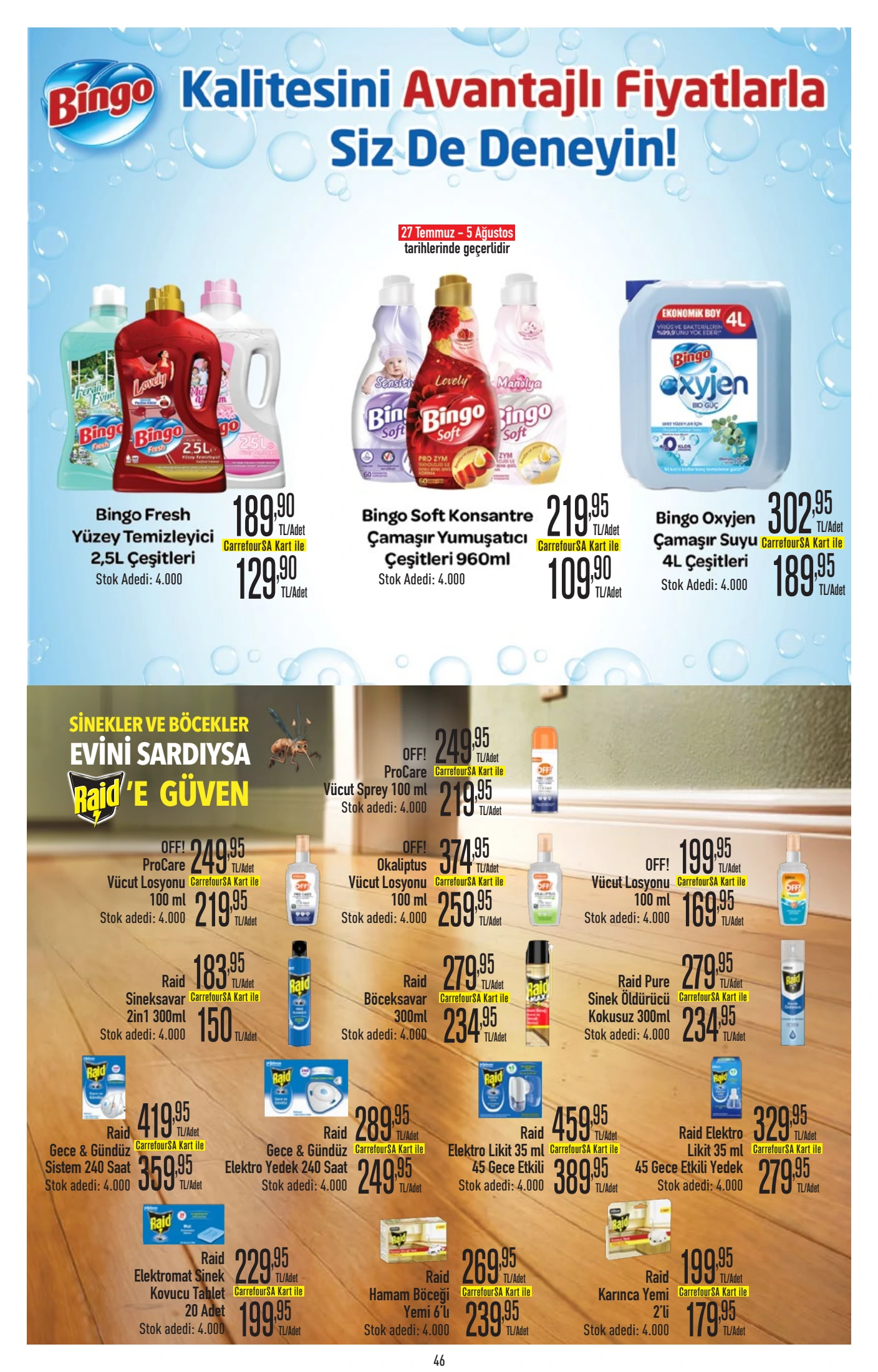 CarrefourSA Broşürü 23 Temmuz-5 Ağustos — sayfa 46