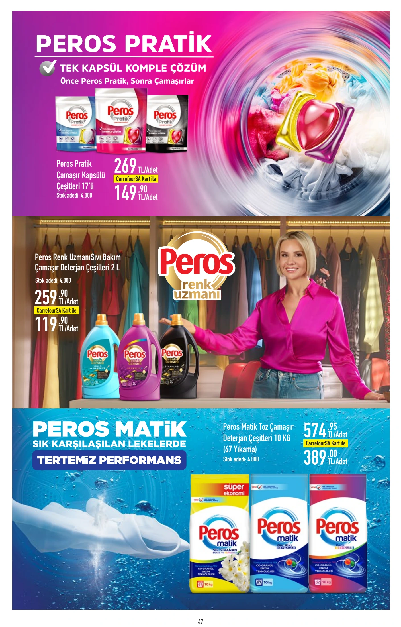 CarrefourSA Broşürü 23 Temmuz-5 Ağustos — sayfa 47
