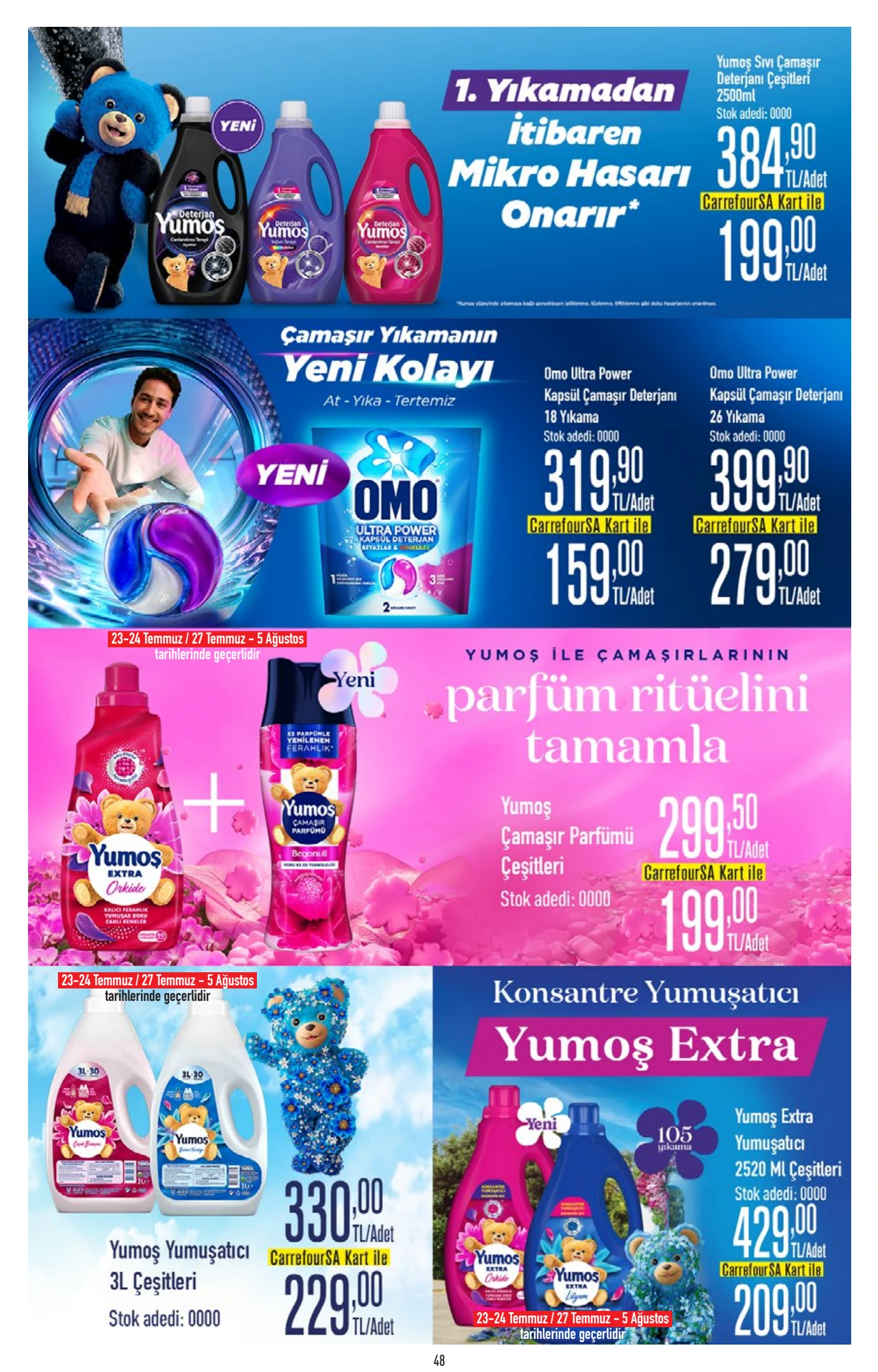 CarrefourSA Broşürü 23 Temmuz-5 Ağustos — sayfa 48