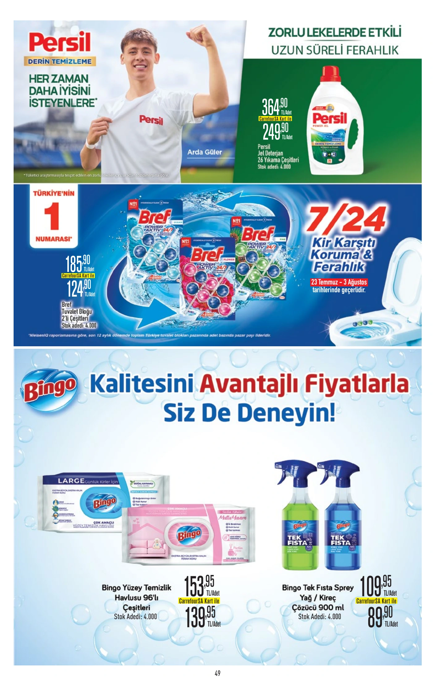 CarrefourSA Broşürü 23 Temmuz-5 Ağustos — sayfa 49