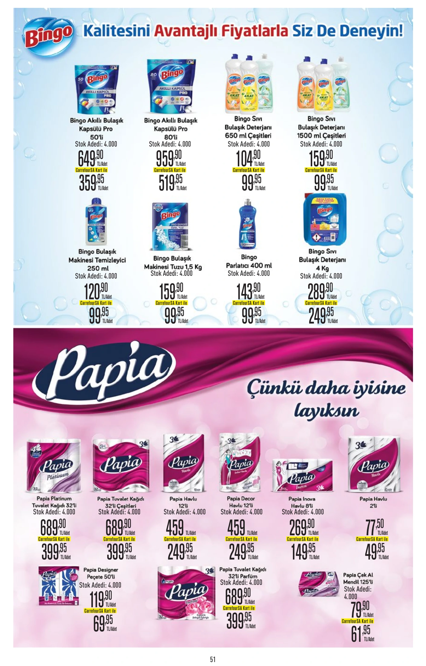 CarrefourSA Broşürü 23 Temmuz-5 Ağustos — sayfa 51