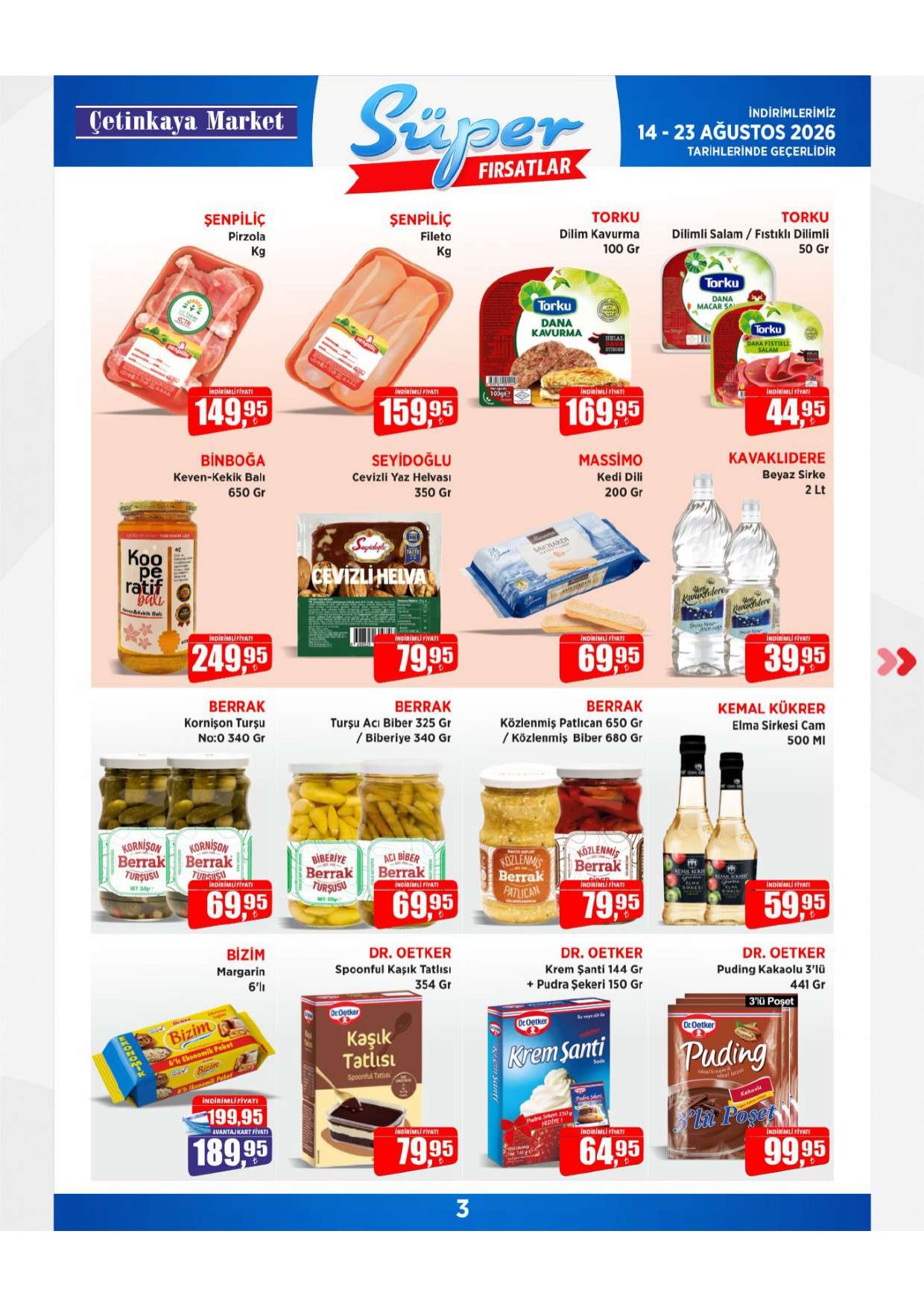 Çetinkaya Marketleri Broşürü 14-23 Ağustos İndirimleri — sayfa 4