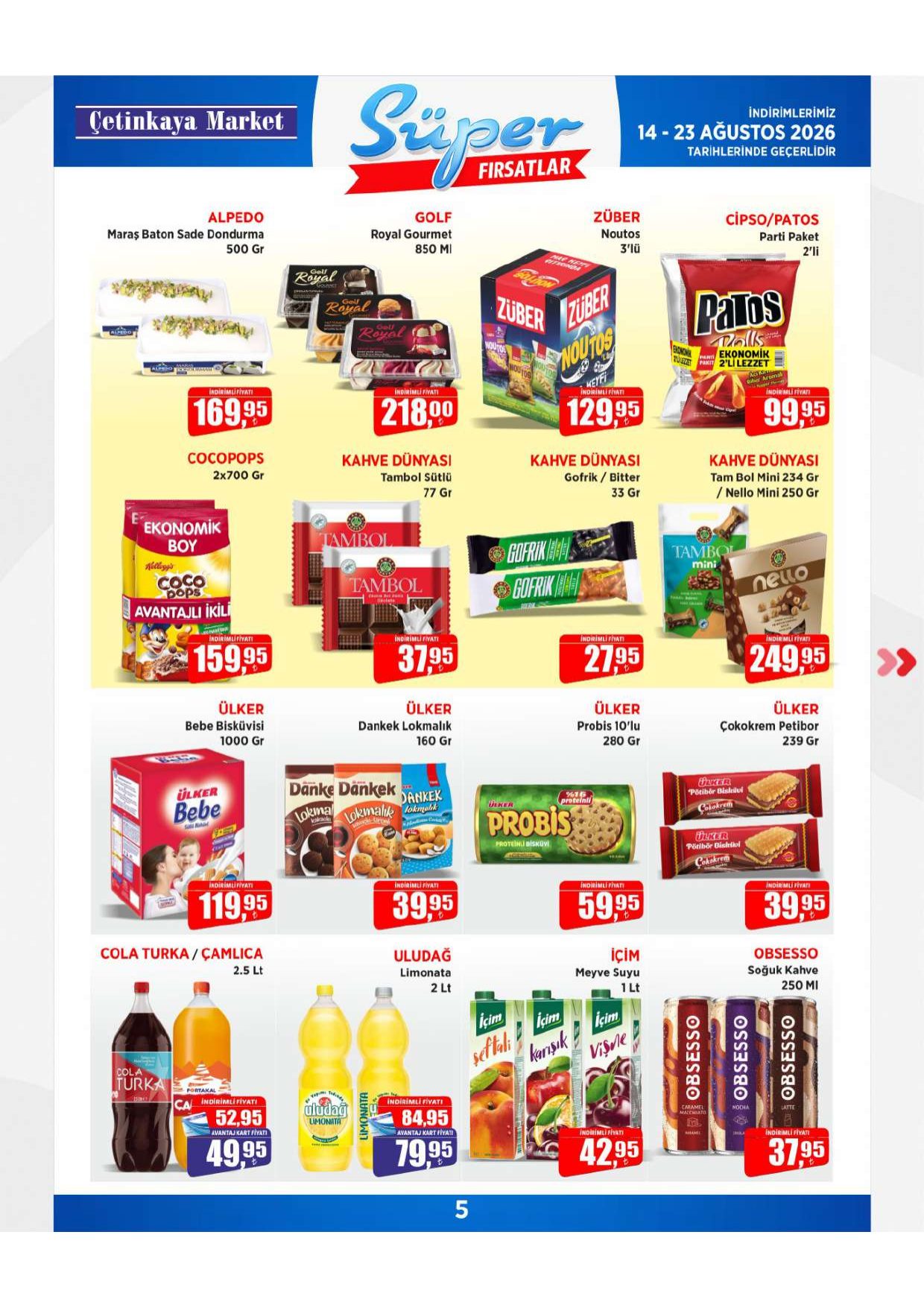 Çetinkaya Marketleri Broşürü 14-23 Ağustos İndirimleri — sayfa 6