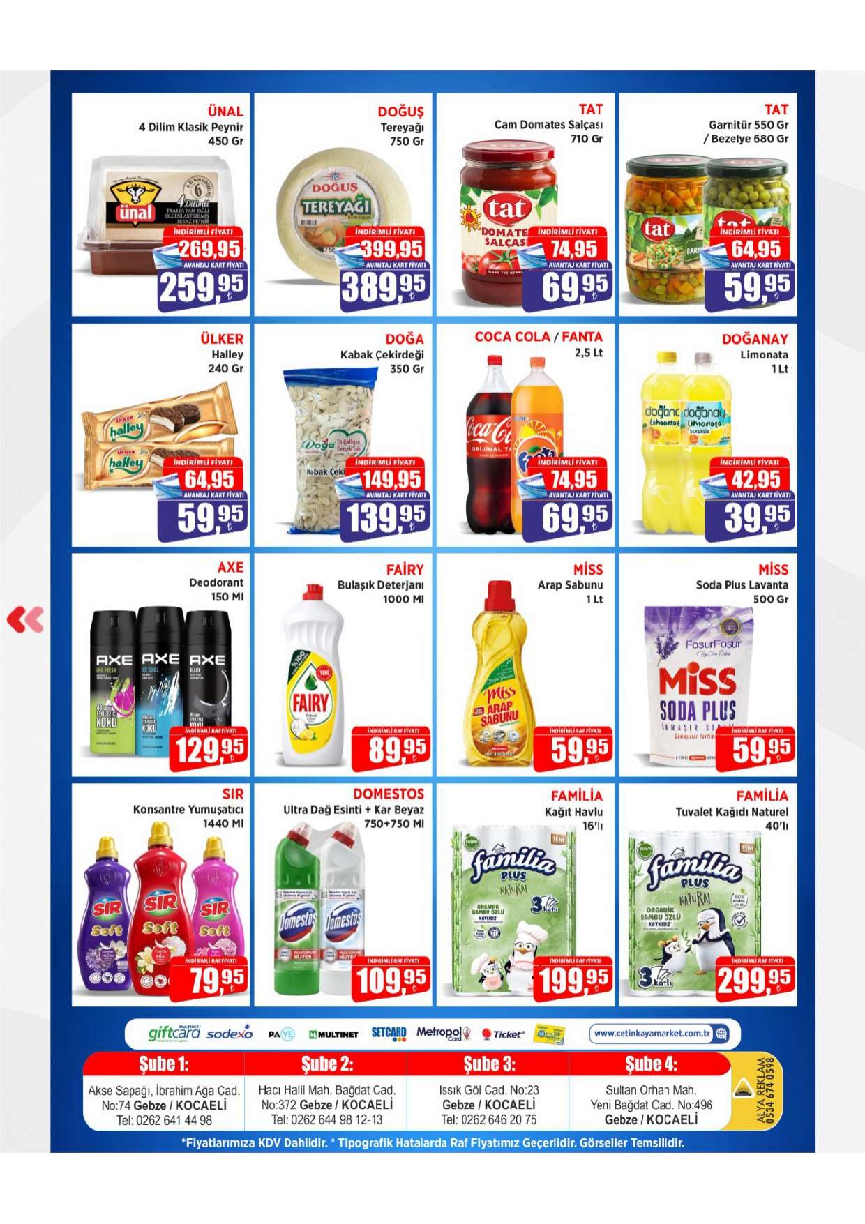 Çetinkaya Marketleri Broşürü 7-10 Ağustos HAFTA SONU İNDİRİMLERİ — sayfa 2