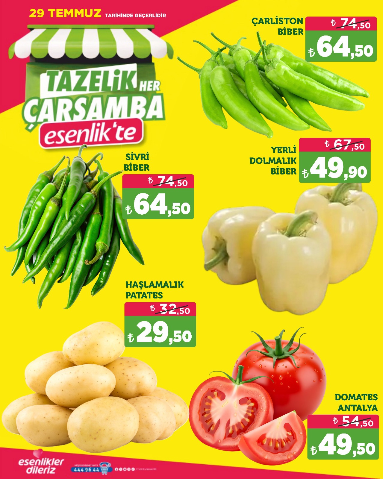 Esenlik Broşürü 29 Temmuz — sayfa 1