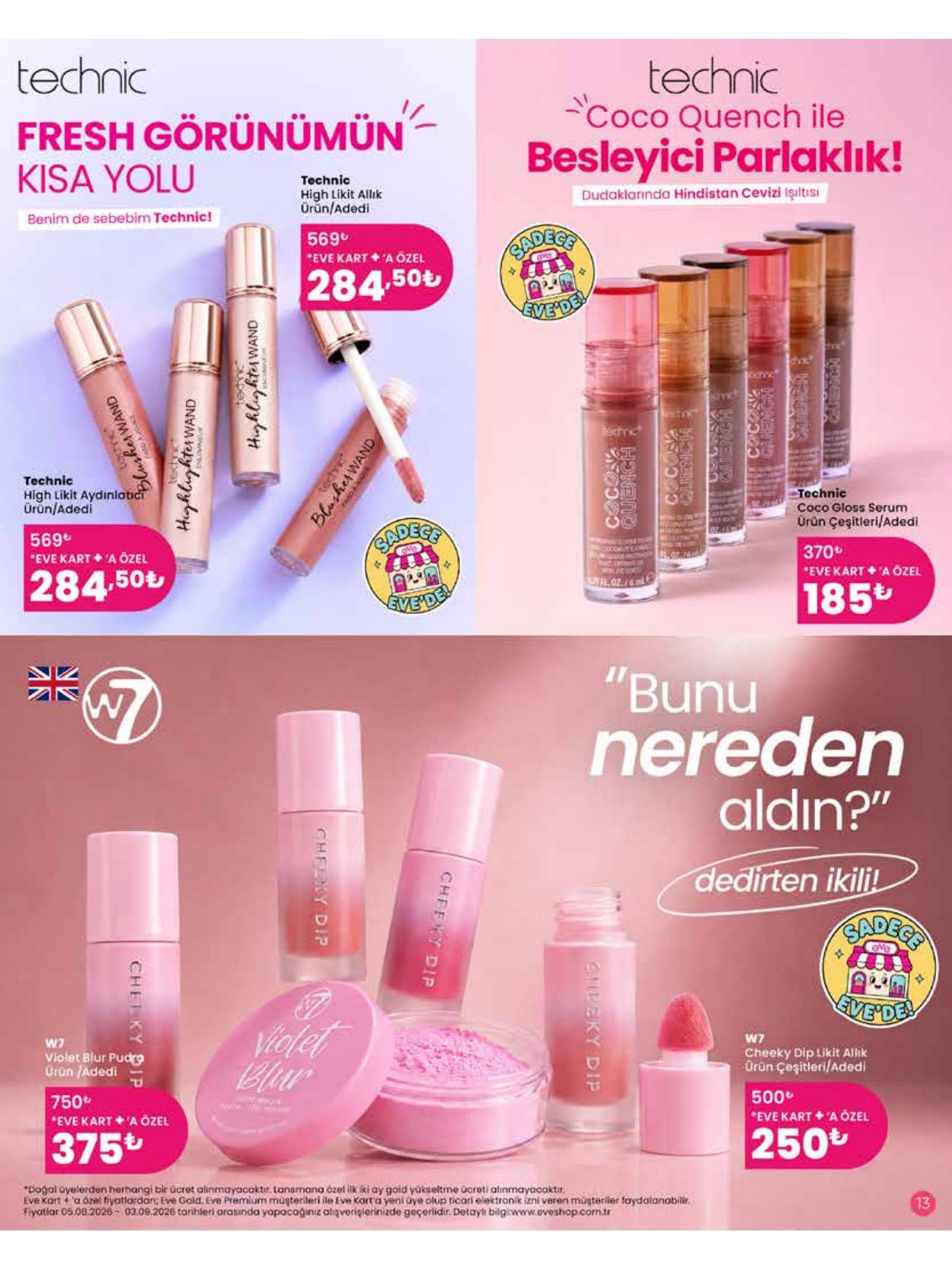 Eveshop Broşürü 5 Ağustos - 3 Eylül — sayfa 13