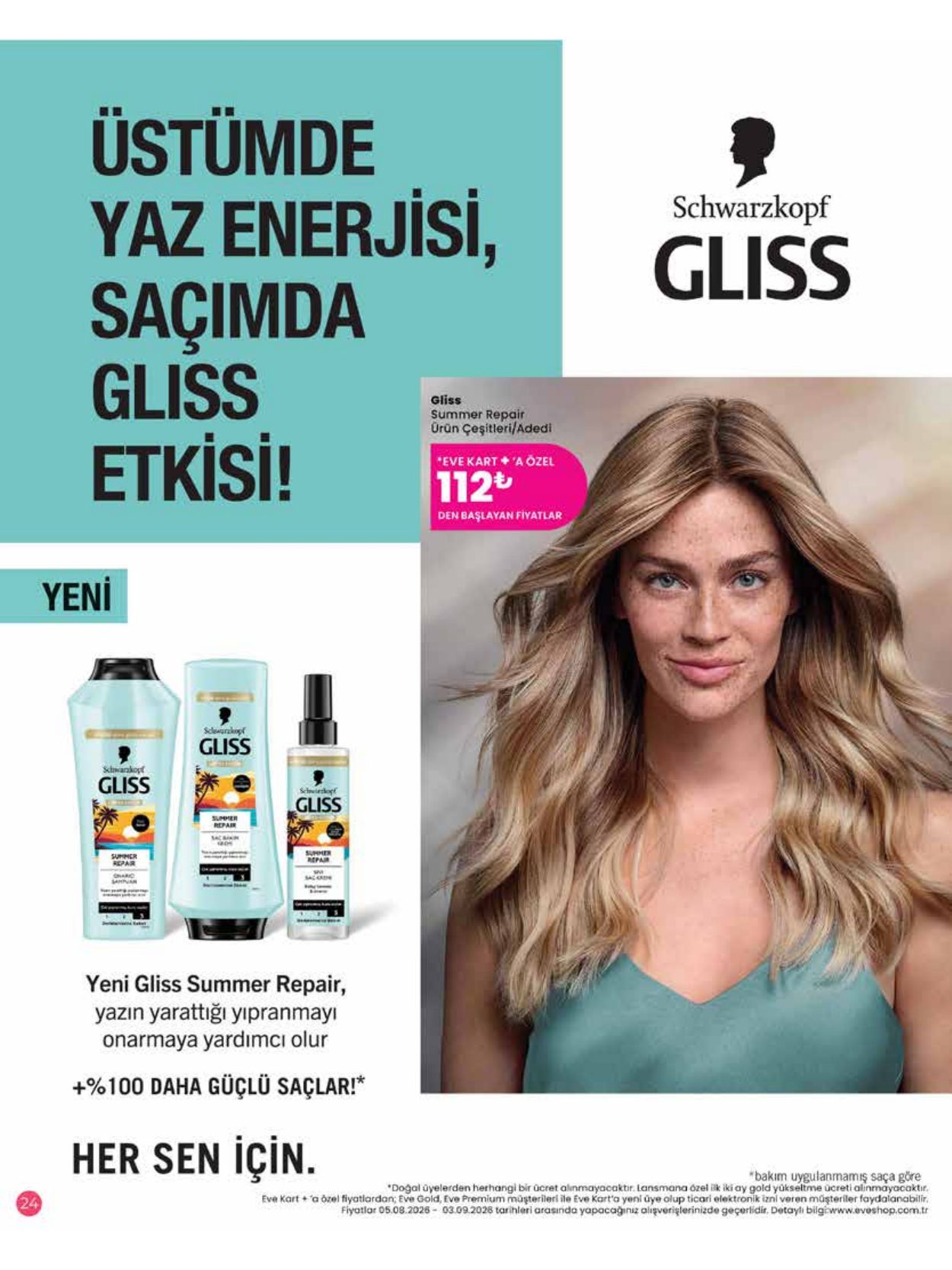 Eveshop Broşürü 5 Ağustos - 3 Eylül — sayfa 24