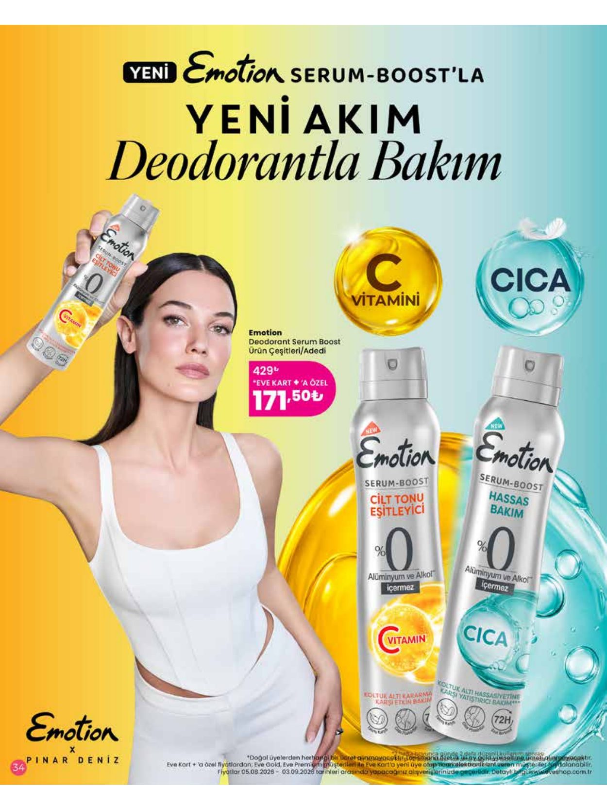 Eveshop Broşürü 5 Ağustos - 3 Eylül — sayfa 34