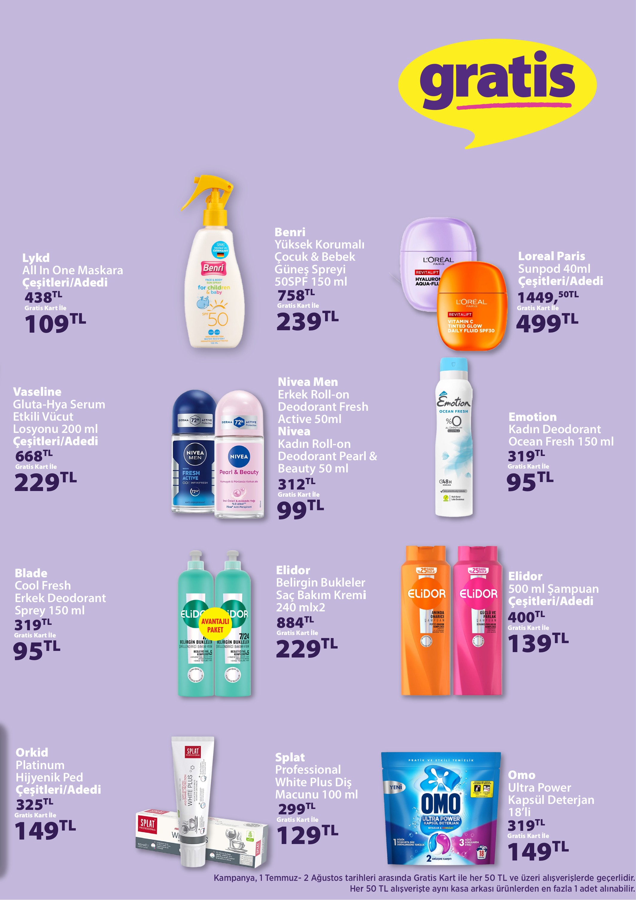 Gratis Broşürü 1 Temmuz-2 Ağustos — sayfa 5
