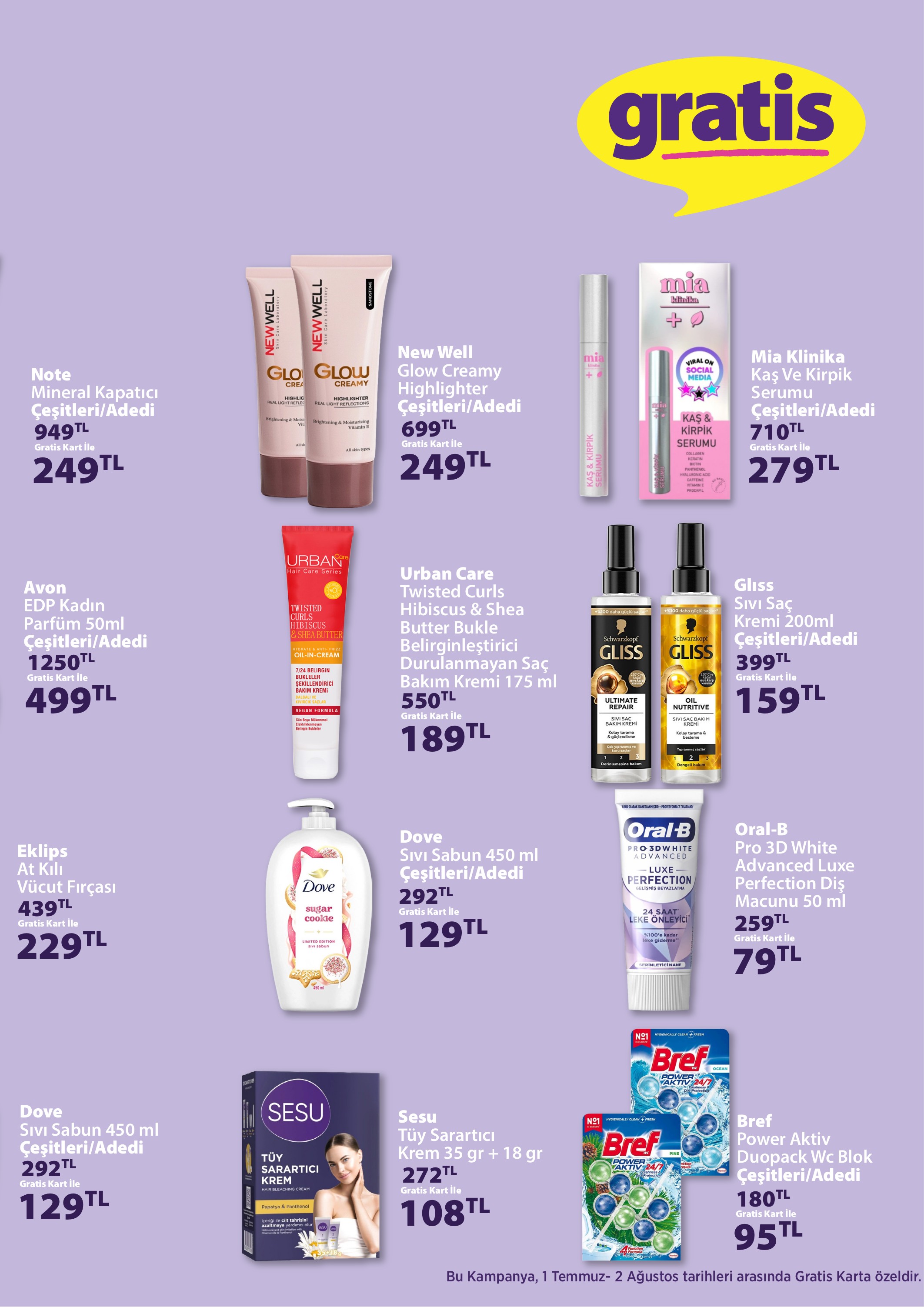 Gratis Broşürü 1 Temmuz-2 Ağustos — sayfa 7
