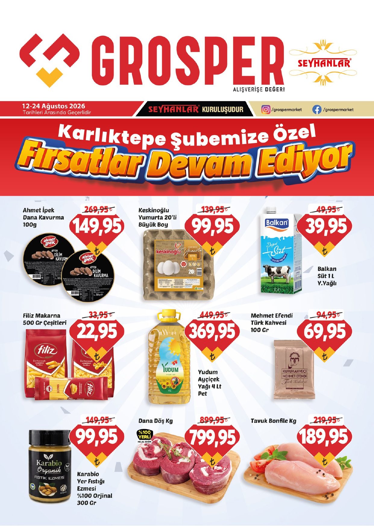 Grosper Broşürü 12-24 Ağustos — sayfa 1