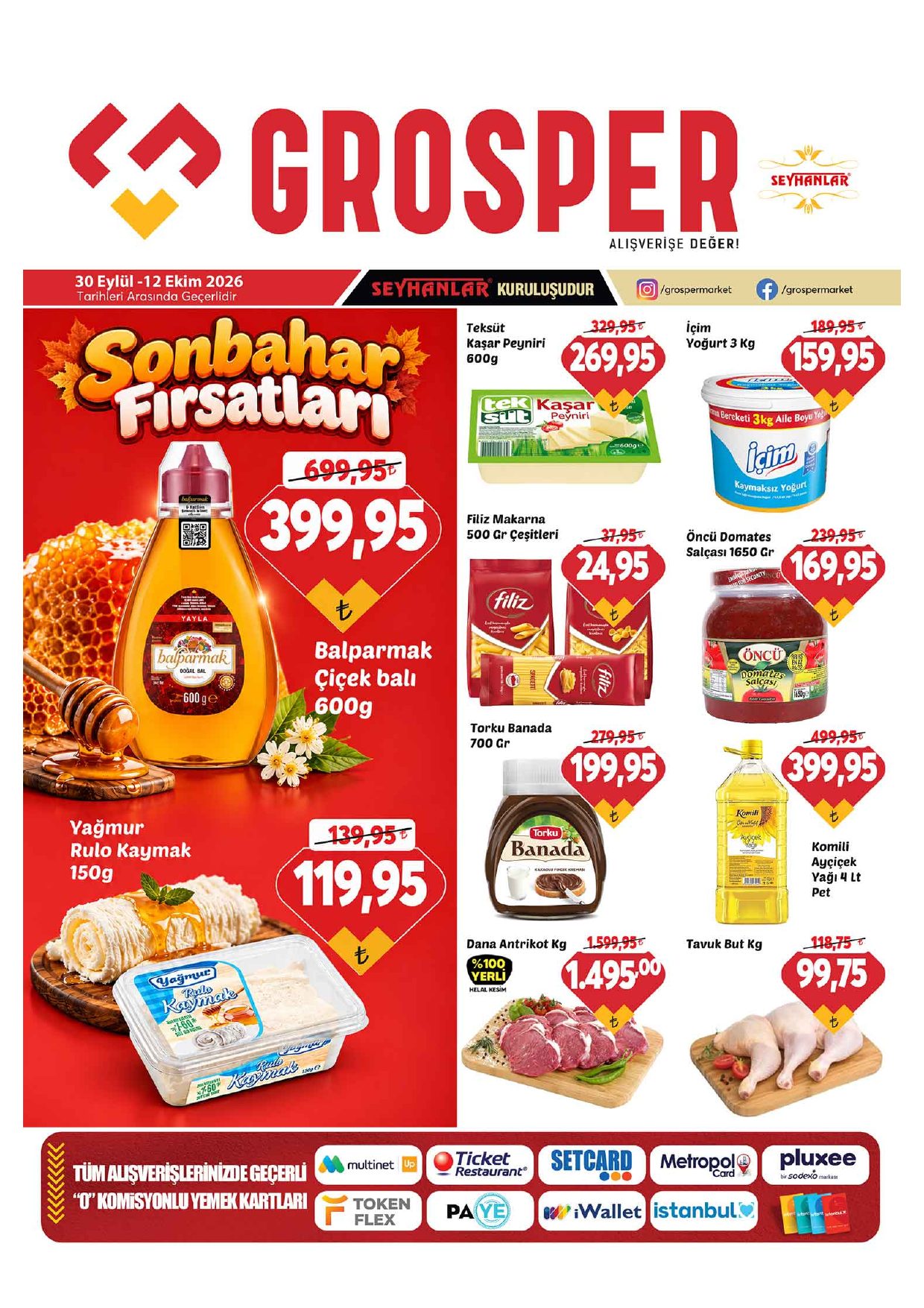 Grosper Broşürü 30 Eylül-12 Ekim