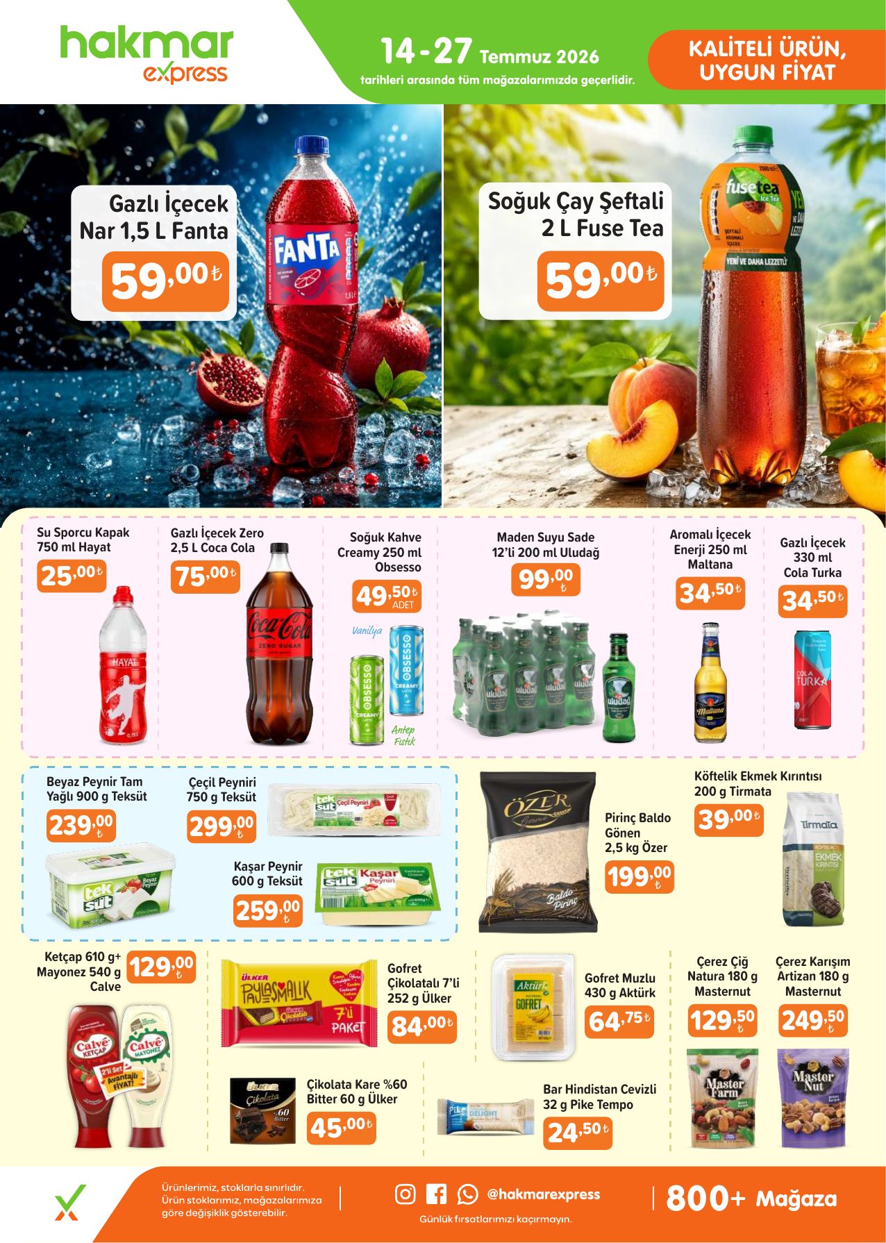 Hakmar Express Broşürü Salı 14-27 Temmuz — sayfa 1