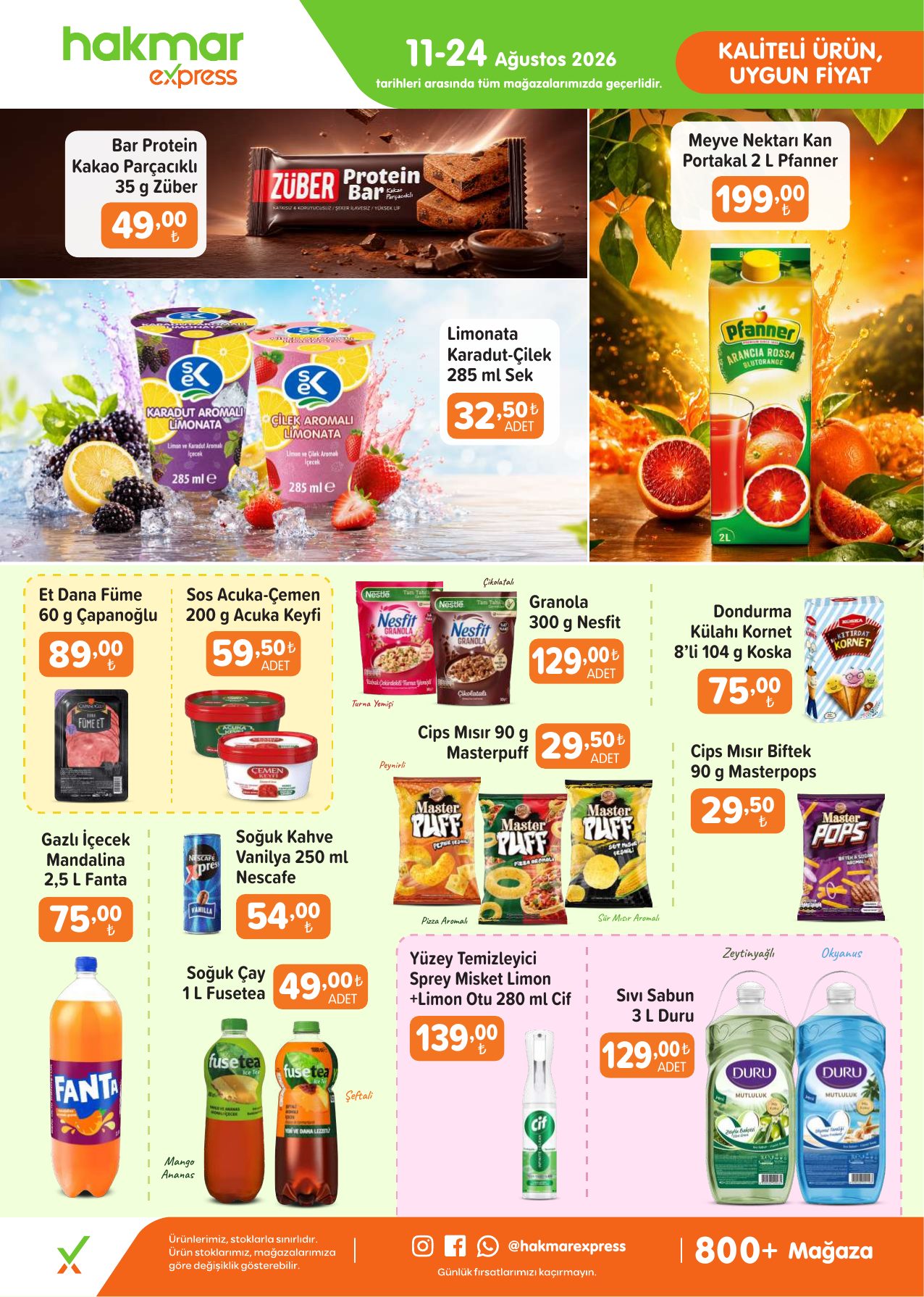 Hakmar Express Broşürü Salı 11-24 Ağustos