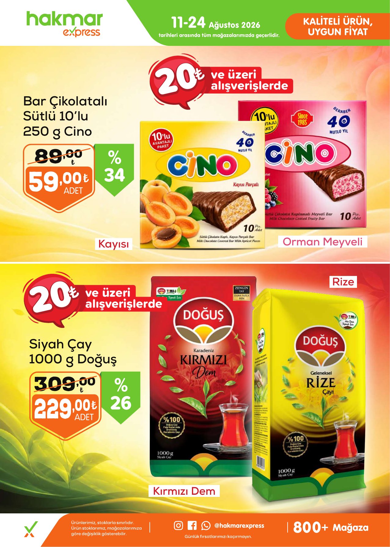 Hakmar Express Broşürü Salı 11-24 Ağustos — sayfa 2