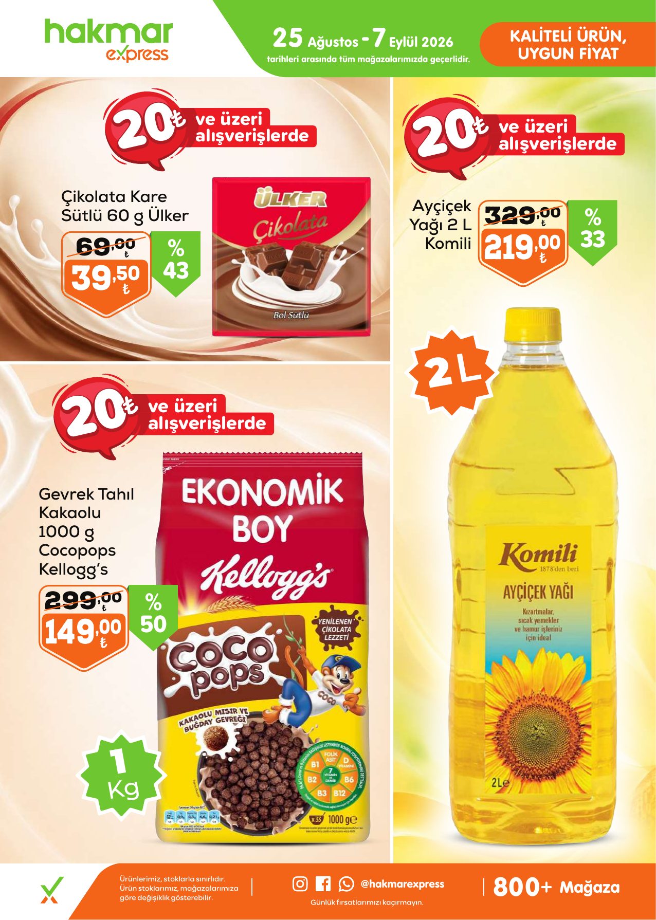 Hakmar Express Broşürü Salı 25 Ağustos-7 Eylül — sayfa 2