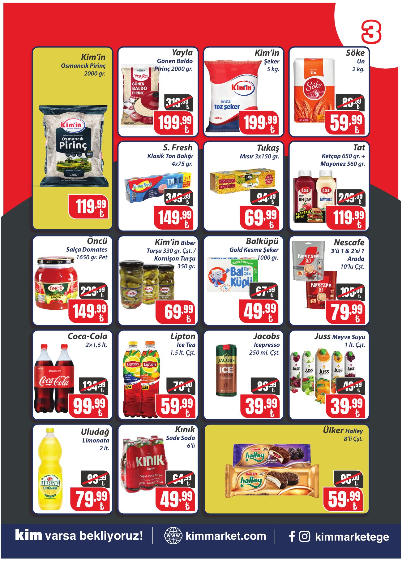 Kim Market Broşürü 17-26 Temmuz I Yeni Mağaza Açılış Özel — sayfa 3