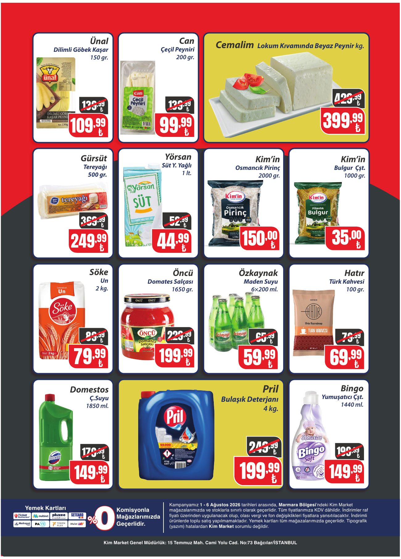 Kim Market Broşürü 1-6 Ağustos | Marmara — sayfa 2