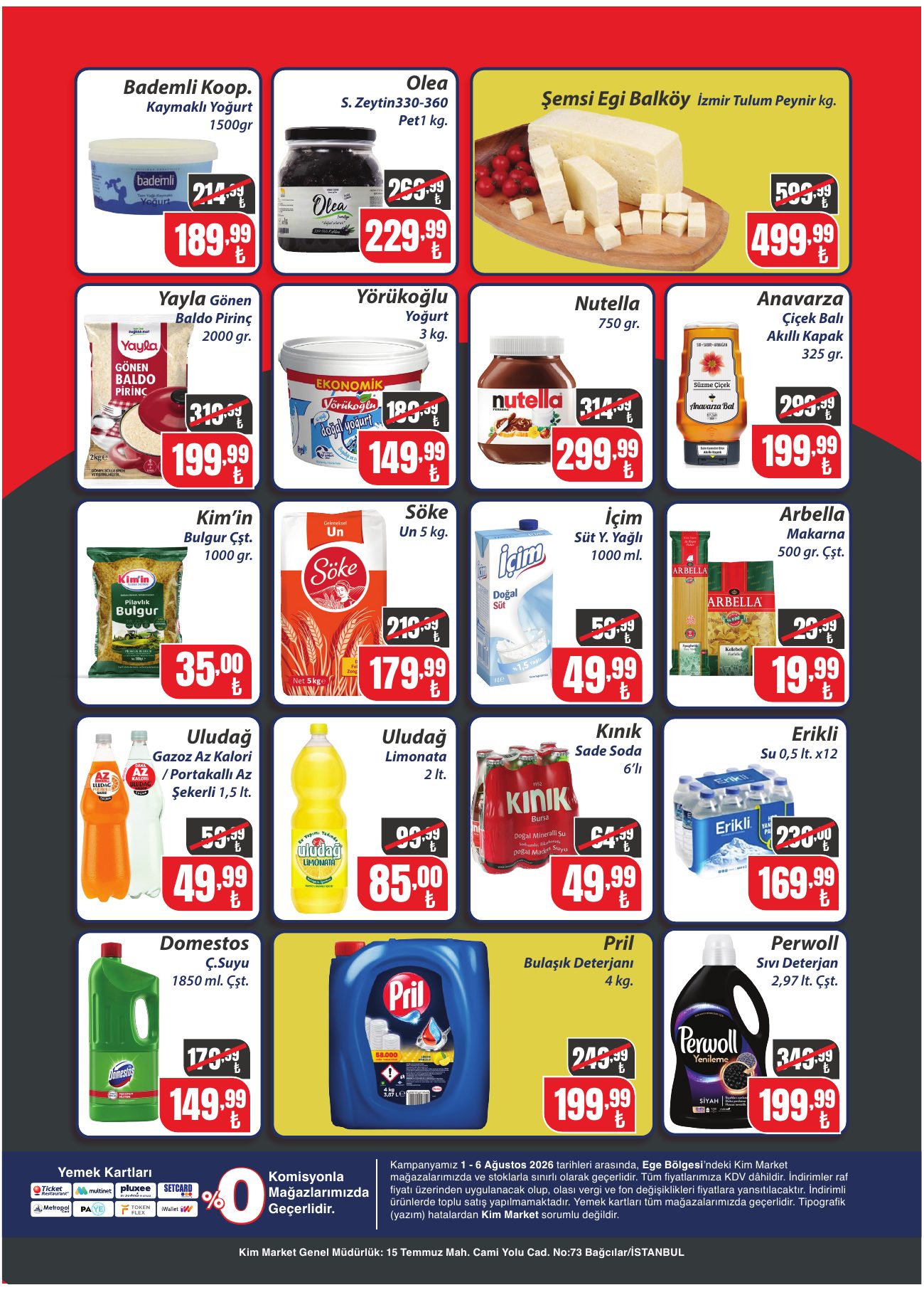 Kim Market Broşürü 1-6 Ağustos | Ege — sayfa 2