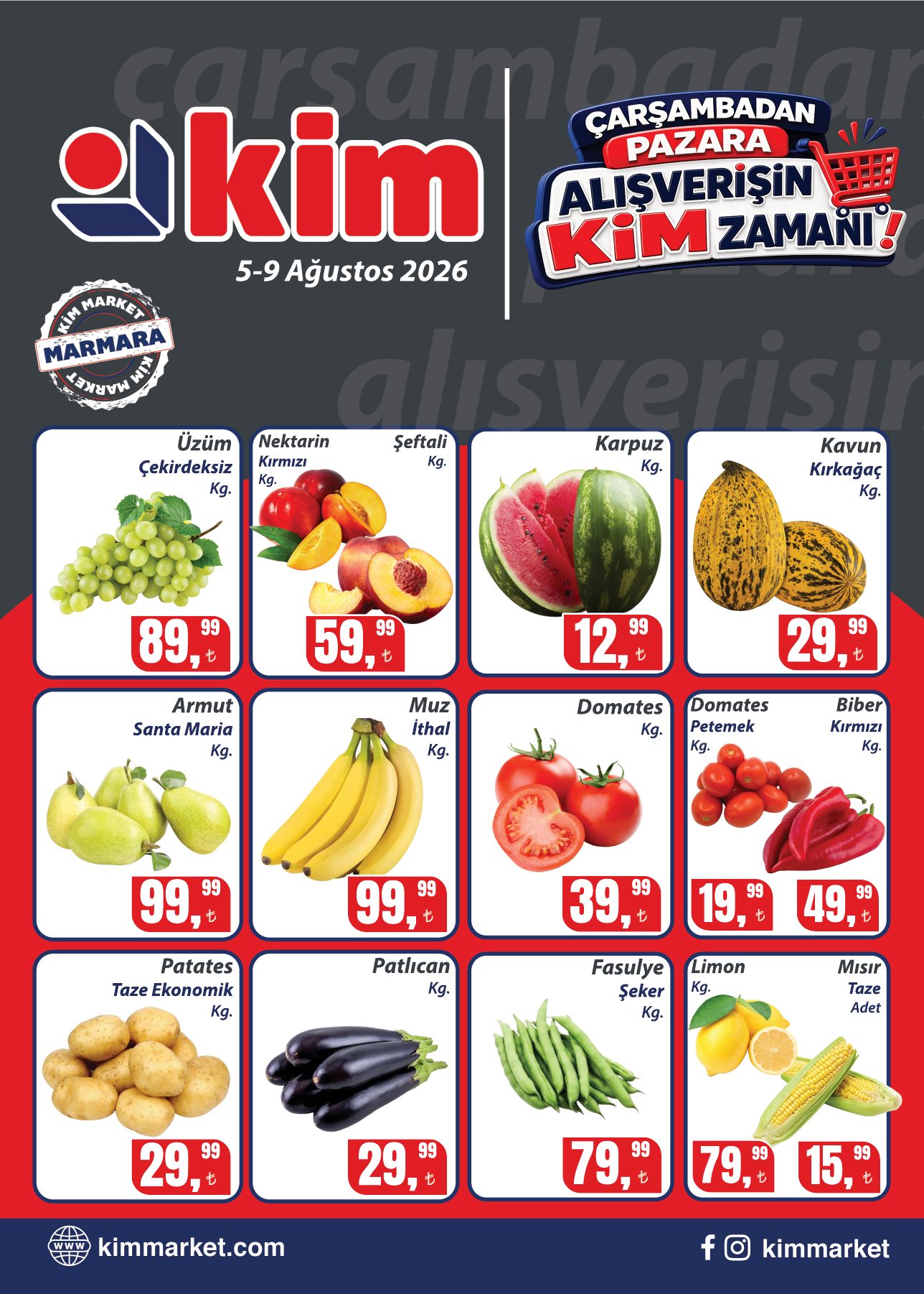 Kim Market Broşürü 5-9 Ağustos | Marmara — sayfa 1