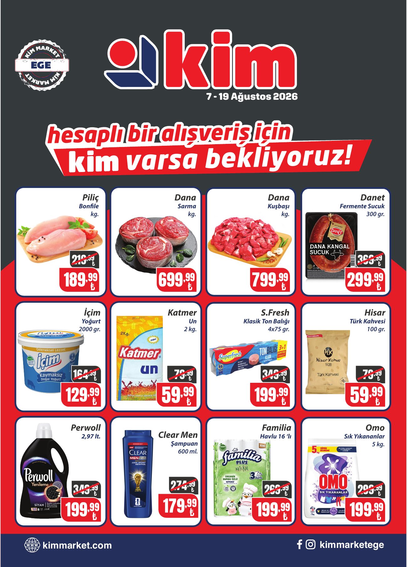 Kim Market Broşürü 7-19 Ağustos | Ege — sayfa 1