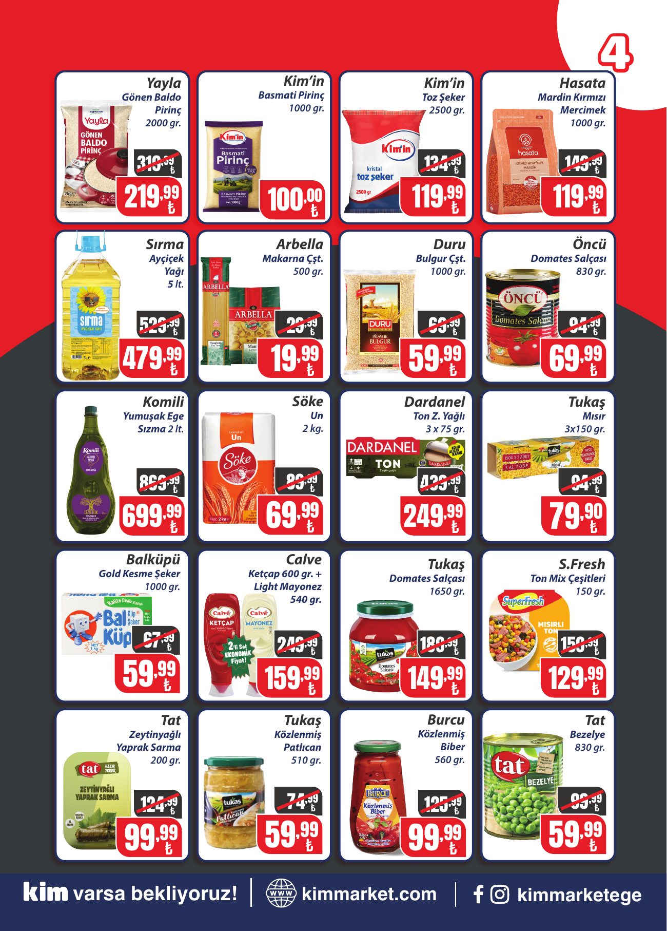 Kim Market Broşürü 20-31 Ağustos | Ege — sayfa 4