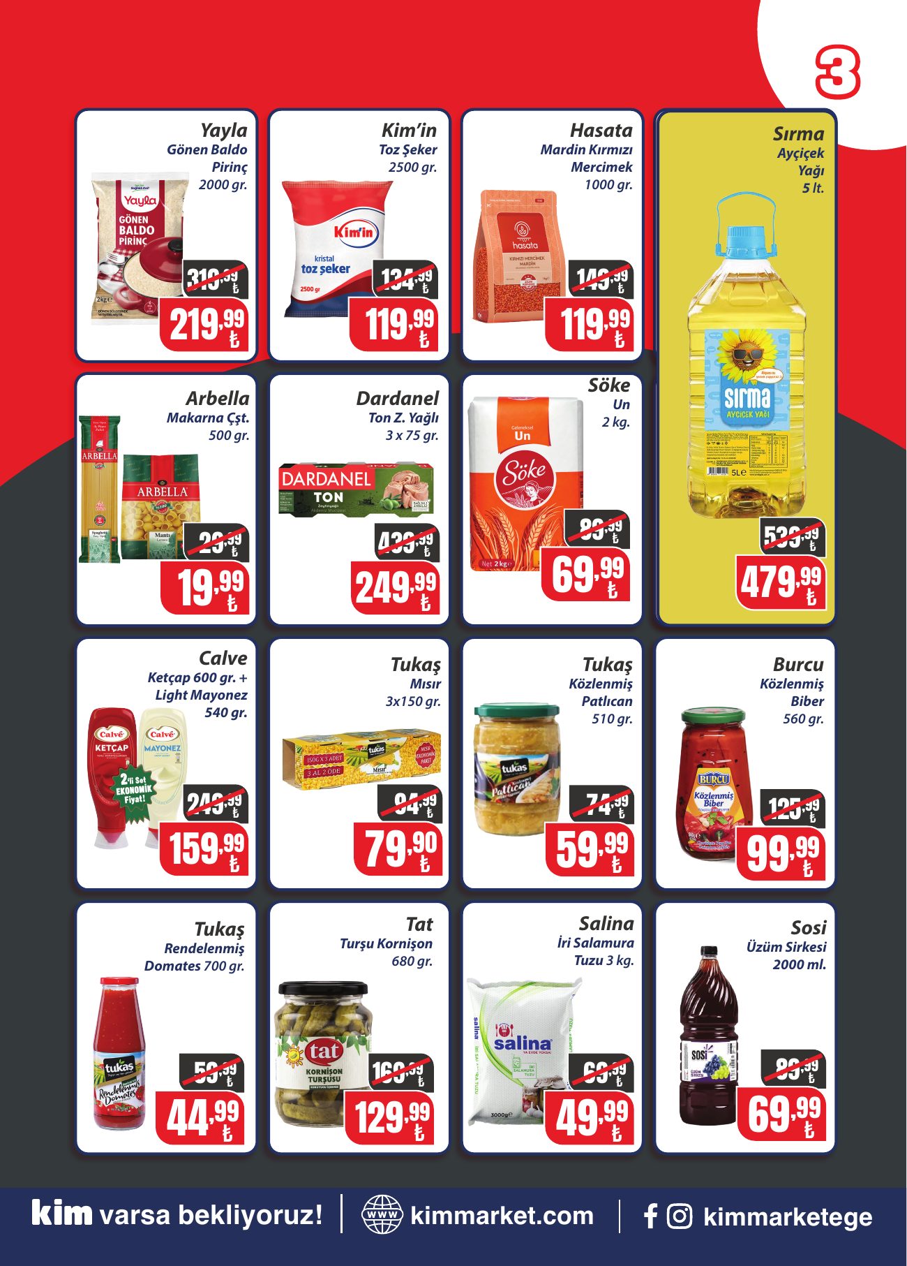 Kim Market Broşürü 1-8 Eylül | Ege — sayfa 3
