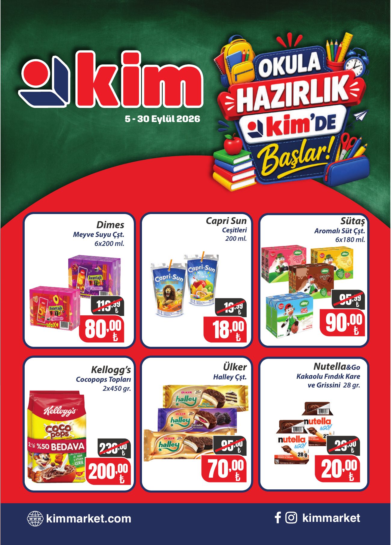 Kim Market Broşürü 5-30 Eylül
