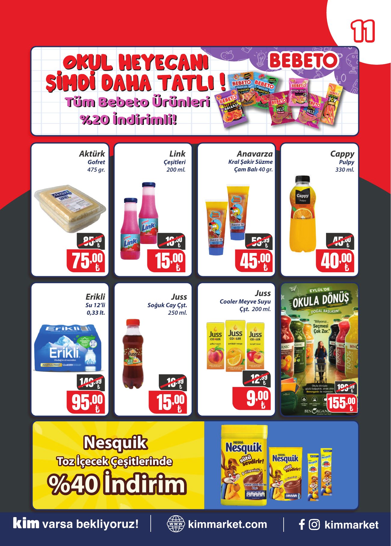 Kim Market Broşürü 5-30 Eylül — sayfa 11