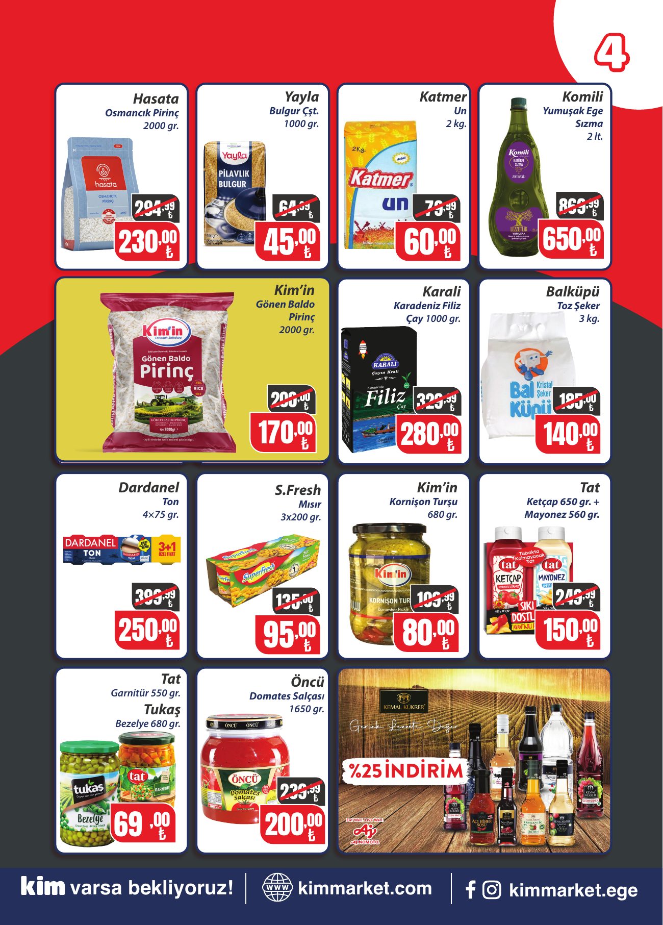 Kim Market Broşürü 9-20 Eylül | Ege — sayfa 4