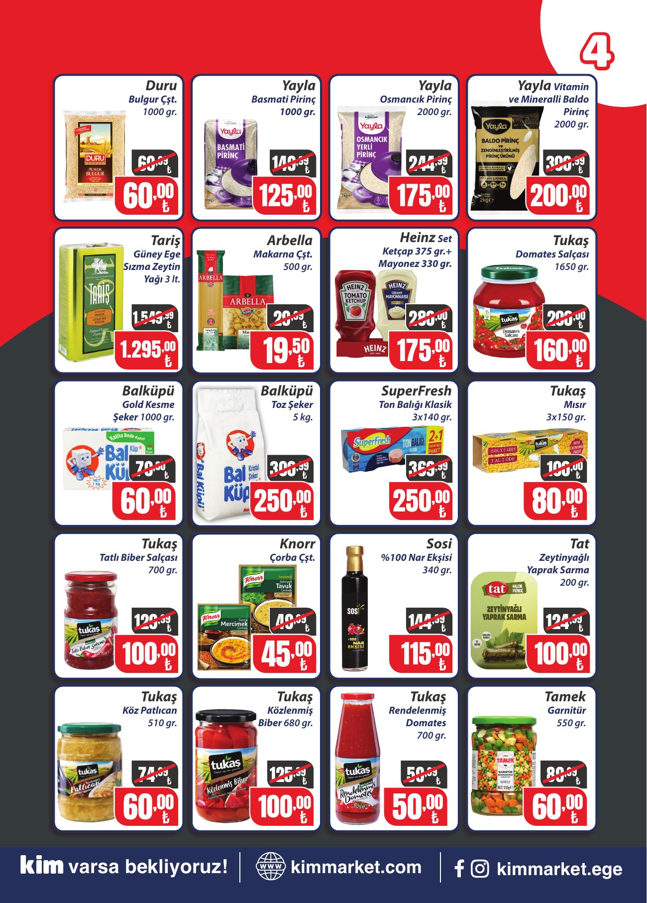 Kim Market Broşürü 21-29 Eylül | Ege — sayfa 4