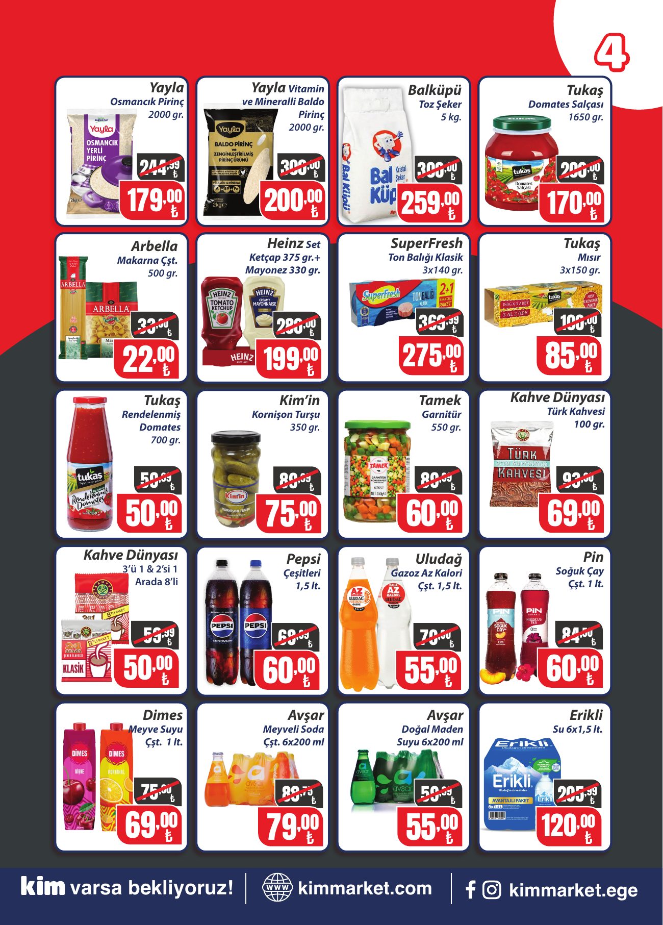 Kim Market Broşürü 30 Eylül-6 Ekim | Ege — sayfa 4