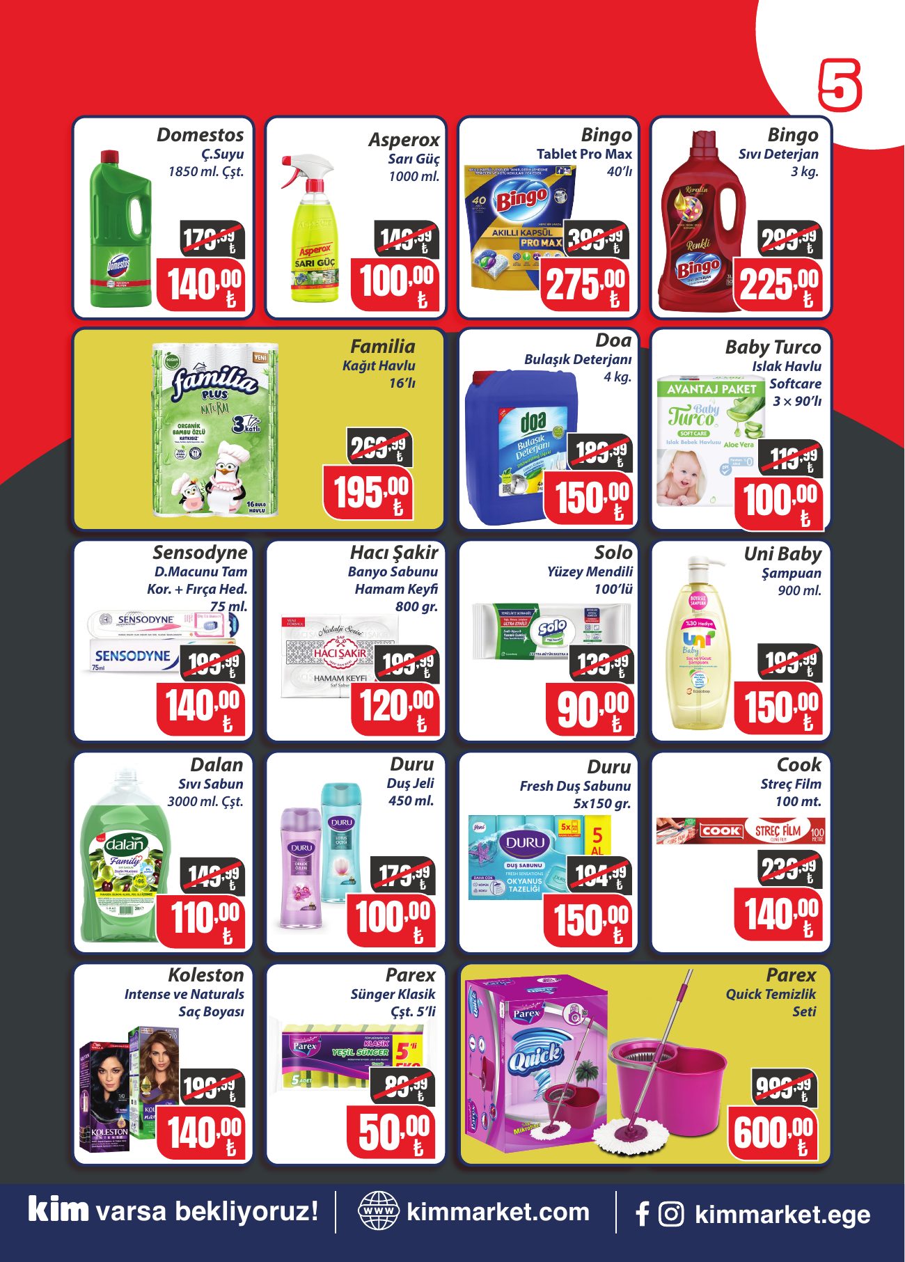 Kim Market Broşürü 30 Eylül-6 Ekim | Ege — sayfa 5