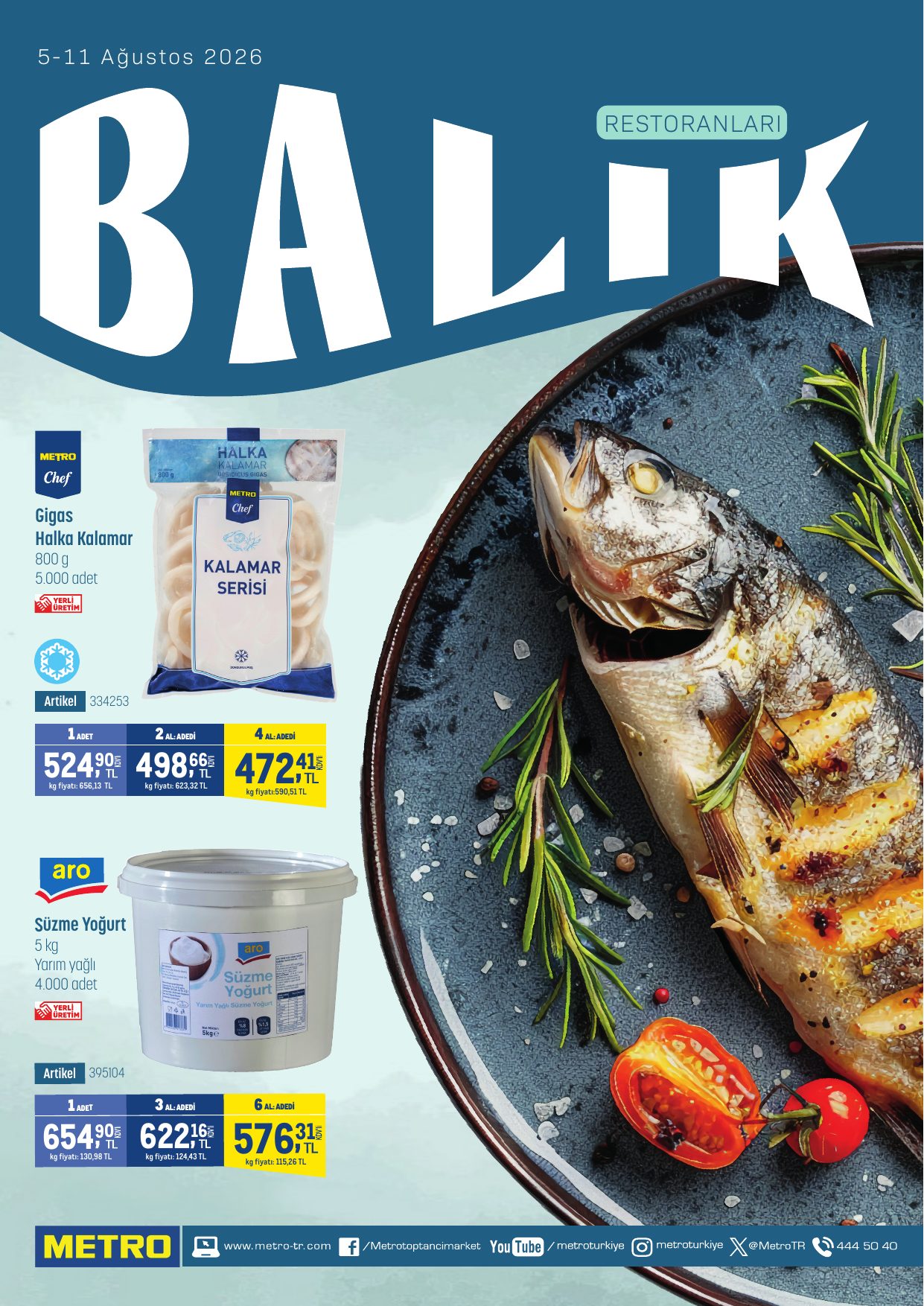Metro Türkiye Broşürü Balık Restoranları — sayfa 1