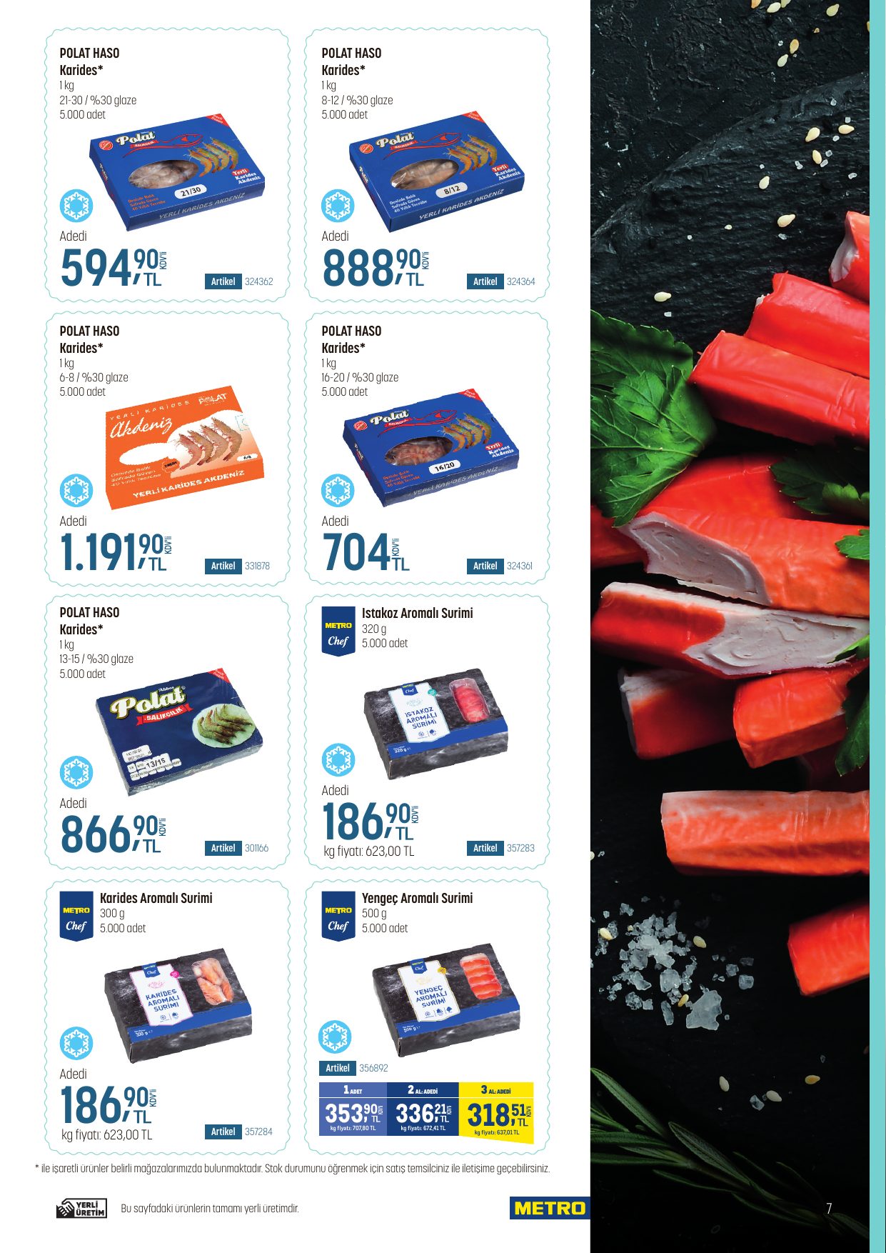 Metro Türkiye Broşürü Balık Restoranları — sayfa 7