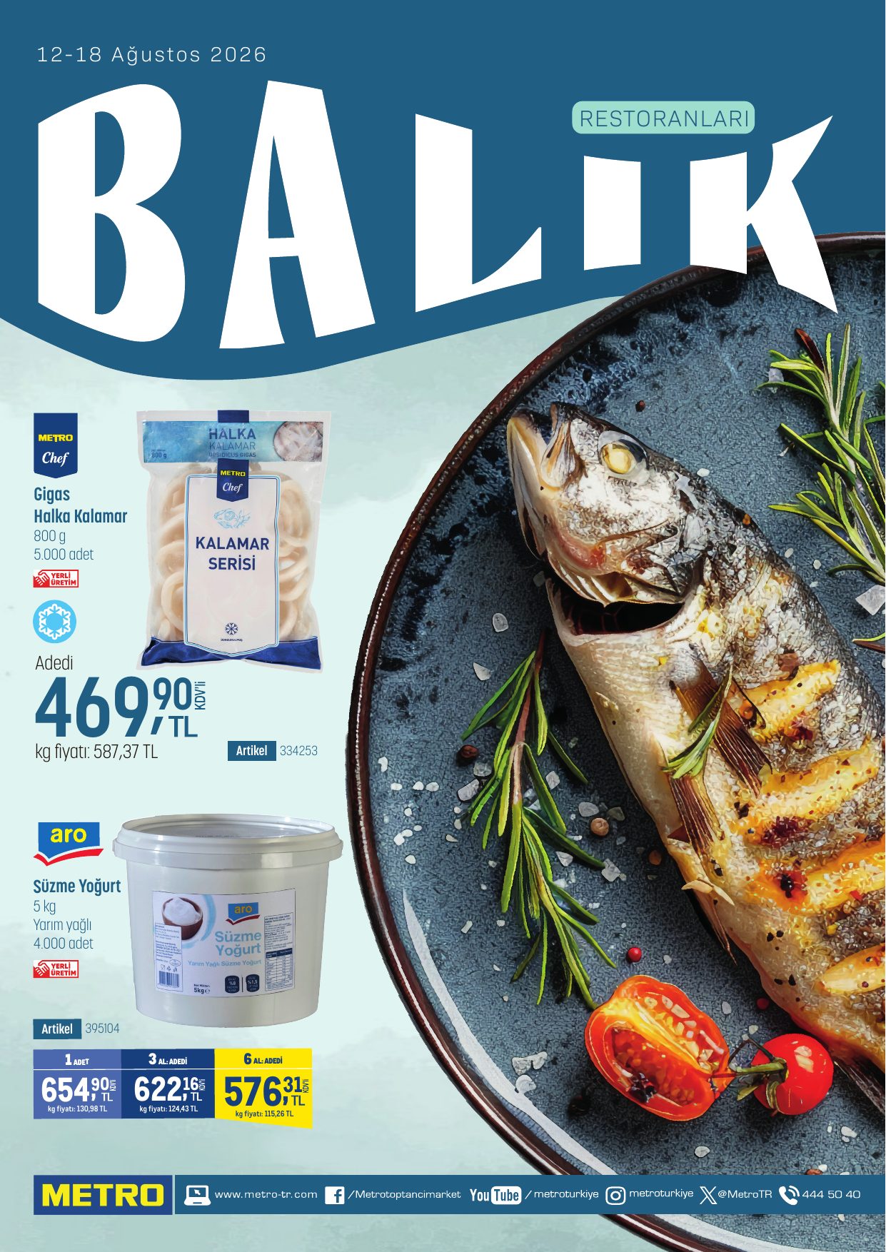 Metro Türkiye Broşürü Balık Restoranları — sayfa 1