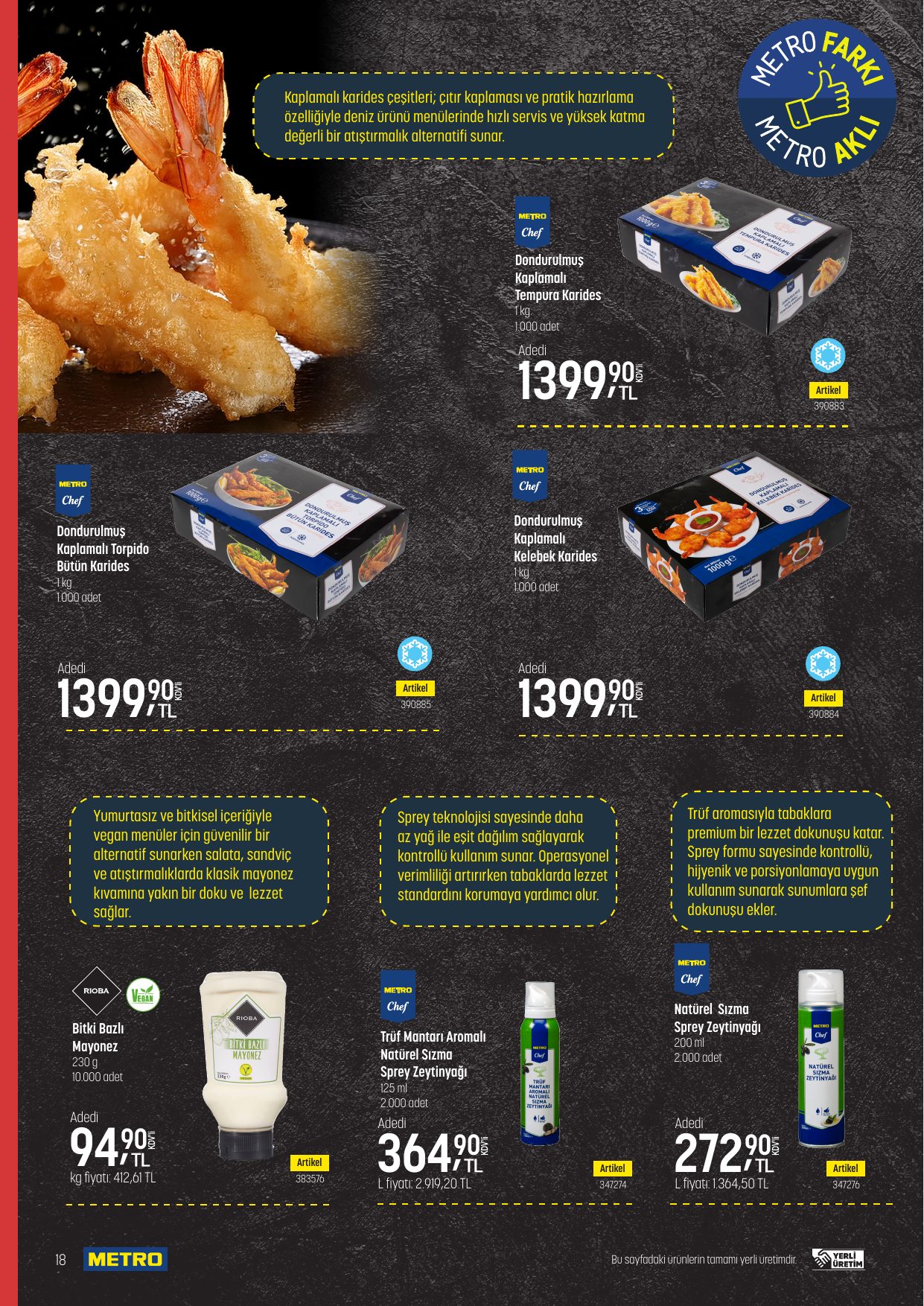 Metro Türkiye Broşürü Fast Food — sayfa 18