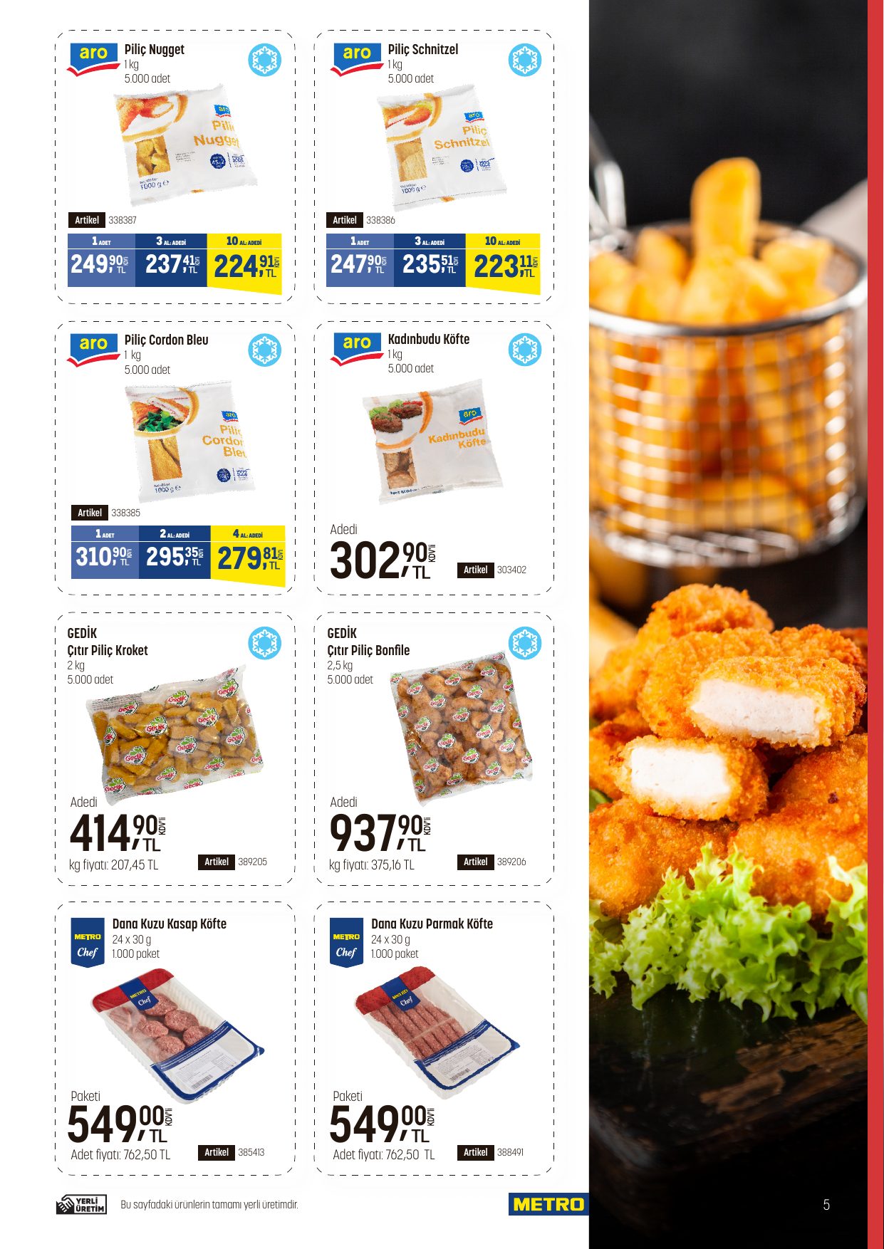 Metro Türkiye Broşürü Fast Food — sayfa 5